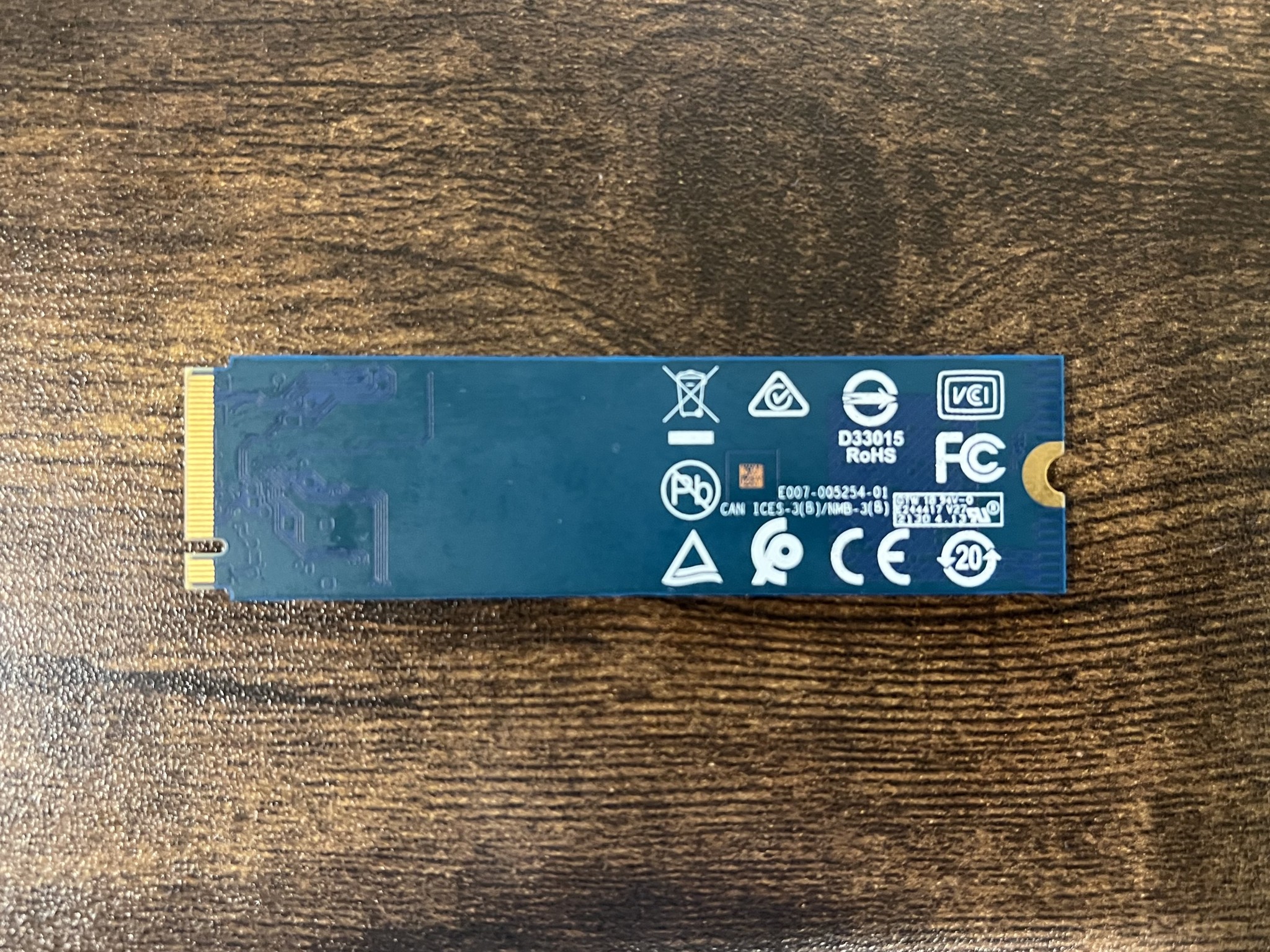 500GB PCIe Gen 3.0x4.0 M.2 NVMe SSD WD Blue SN550 - 95% Health