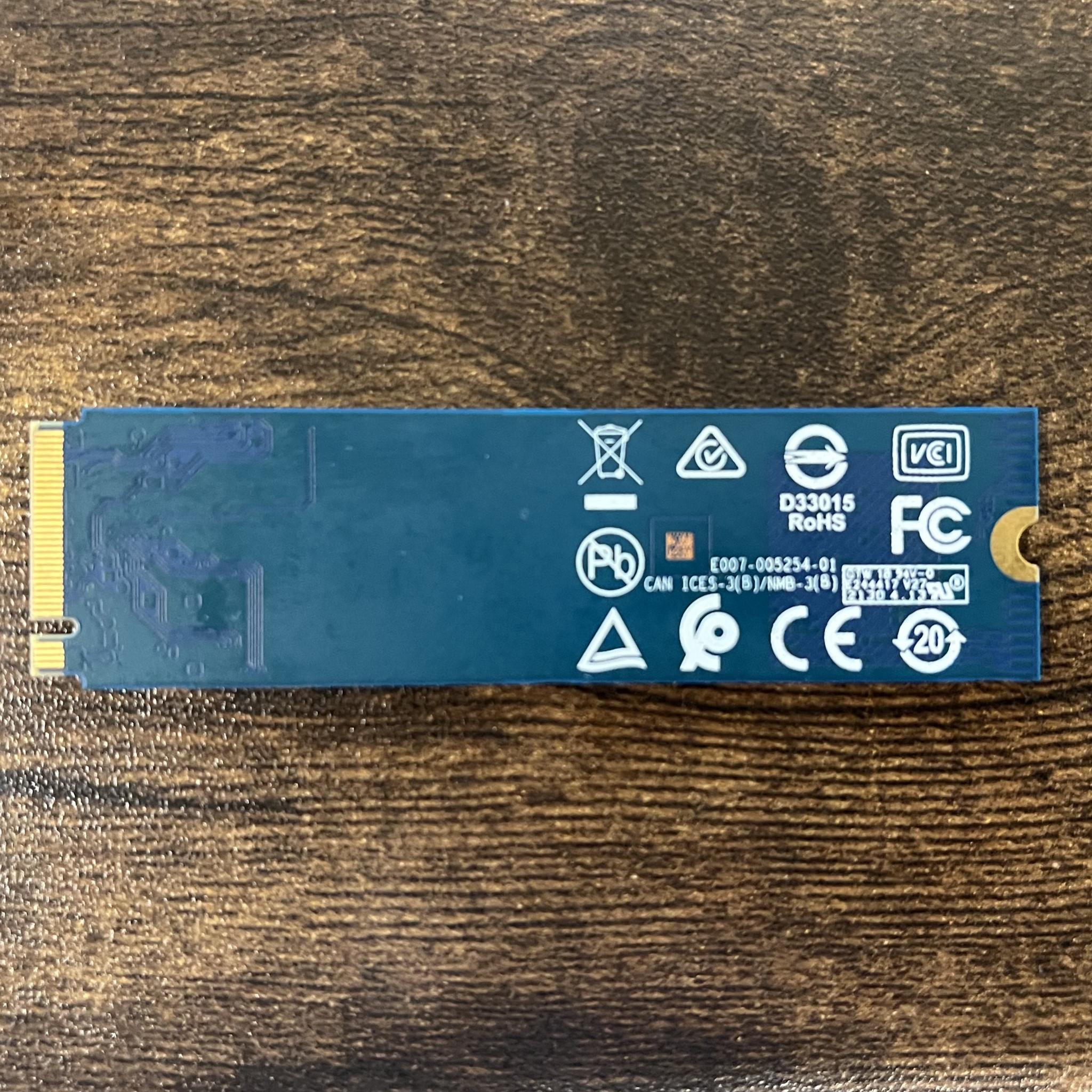500GB PCIe Gen 3.0x4.0 M.2 NVMe SSD WD Blue SN550 - 95% Health