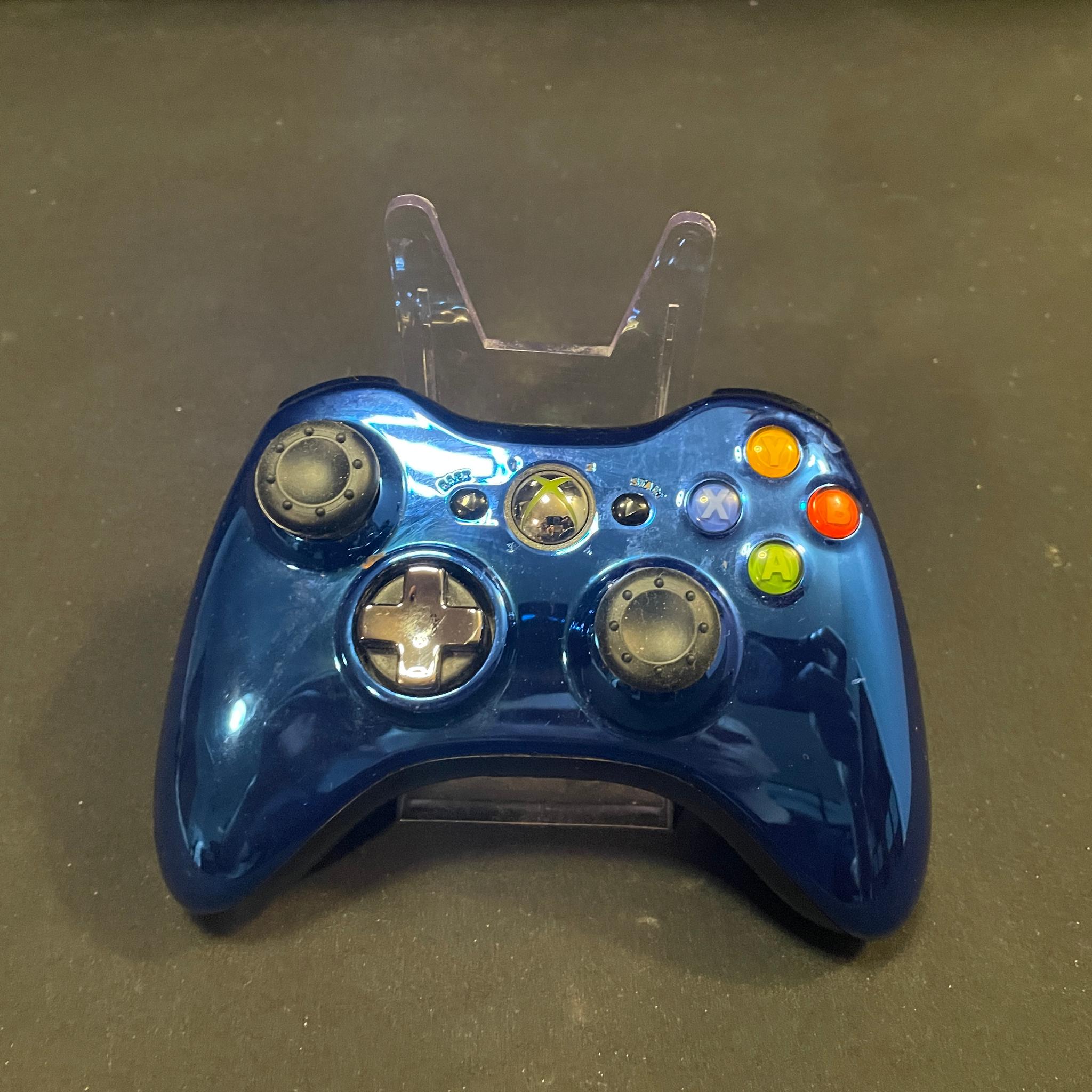 RARE Limited Edition Blue Chrome Xbox 360 Controller