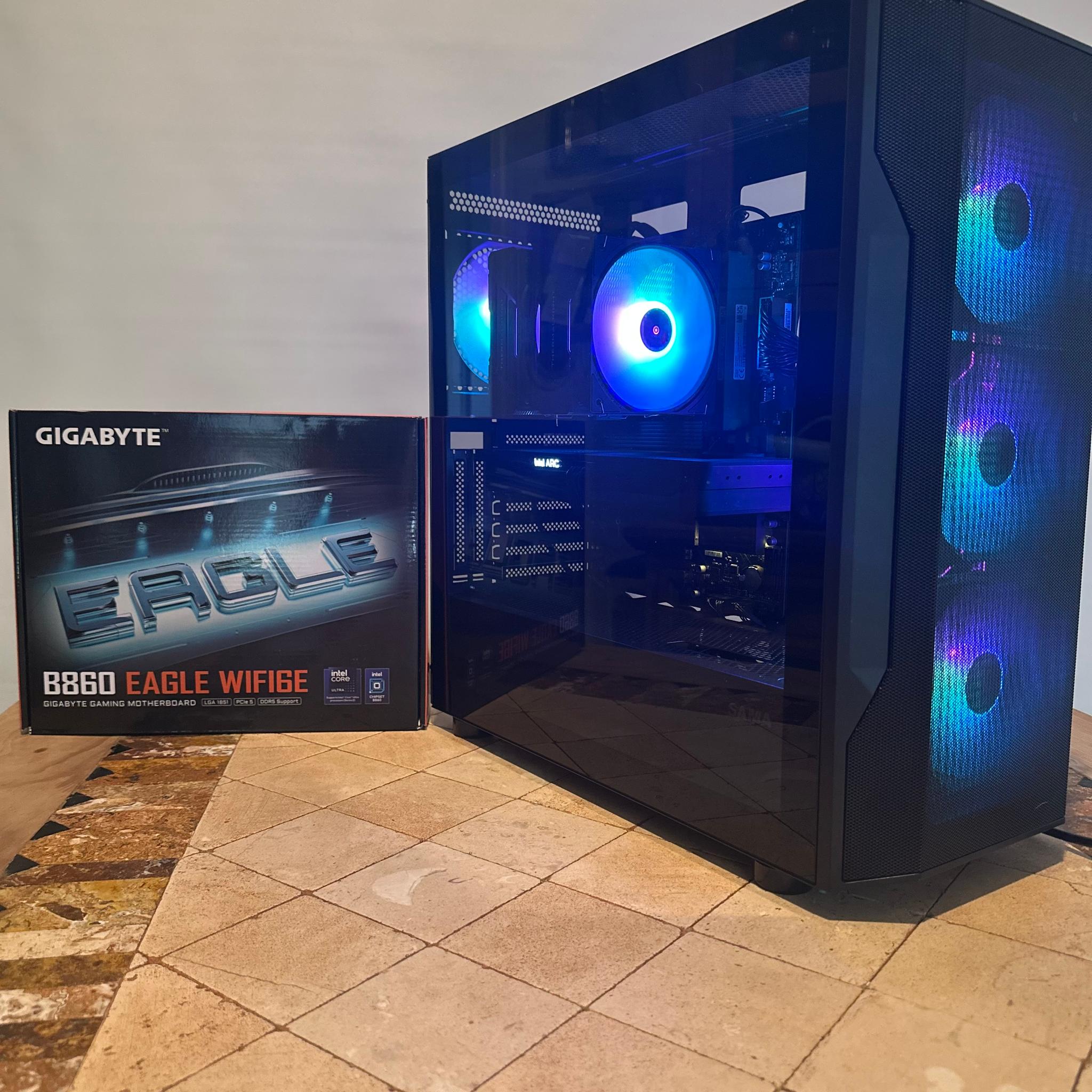 Intel Core Ultra 7 265K / Intel ARC B580 12GB Special Edition - Mid-Tower Gaming PC
