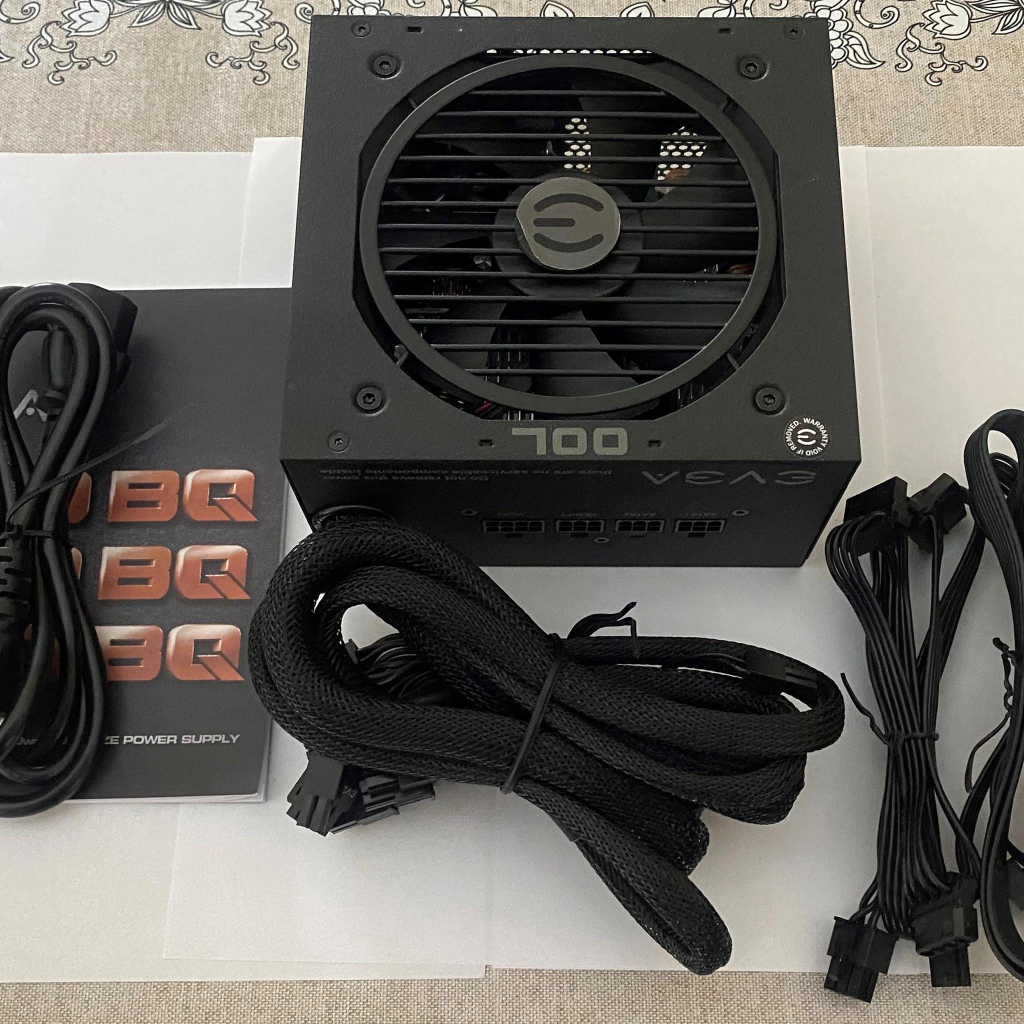 EVGA 700BQ 80 Plus Bronze 700W Semi Modular Power Supply 