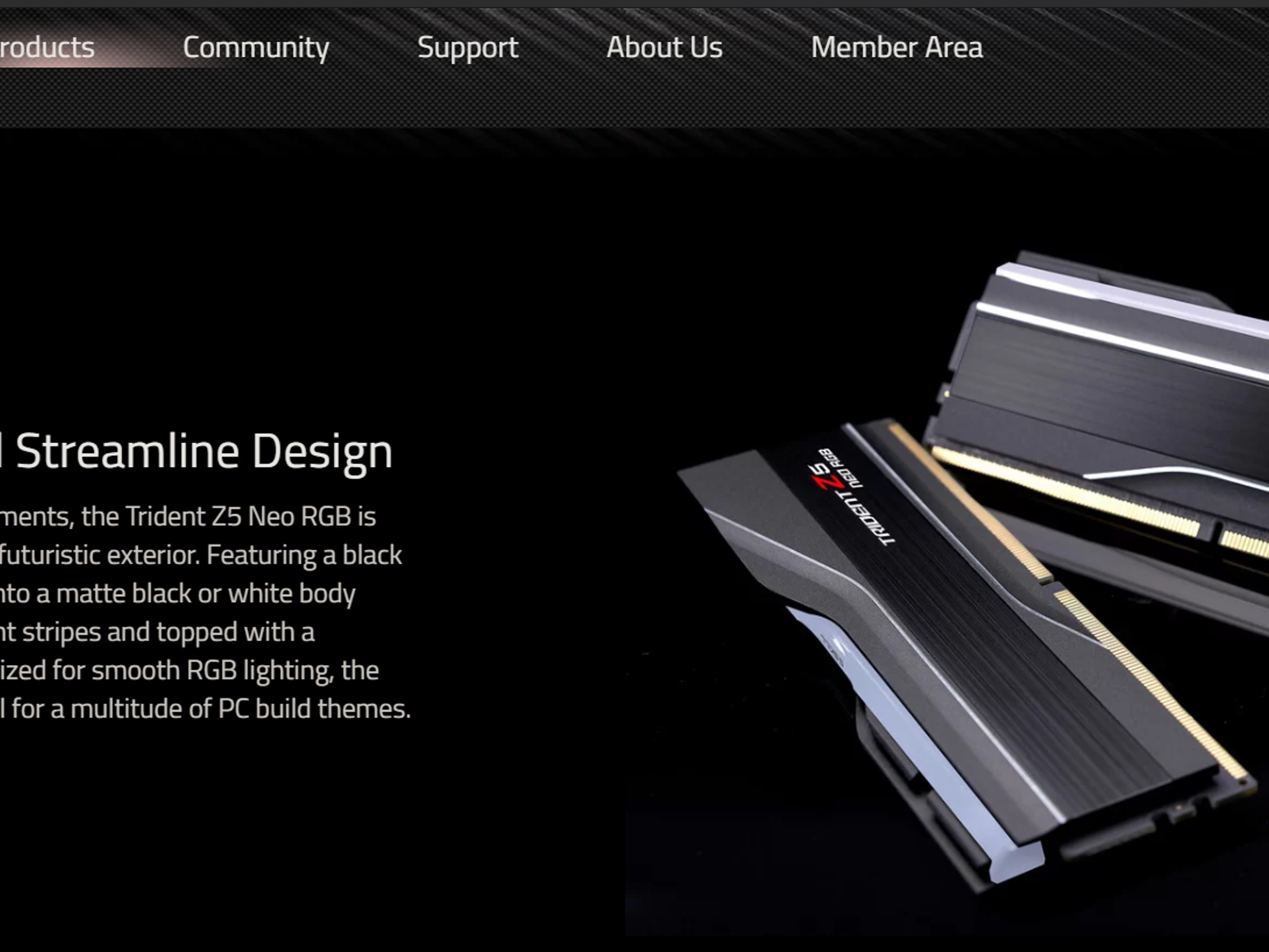 G.Skill Trident Z5 Neo RGB (AMD Expo) DDR5 RAM 32GB 6000MT/s CL30