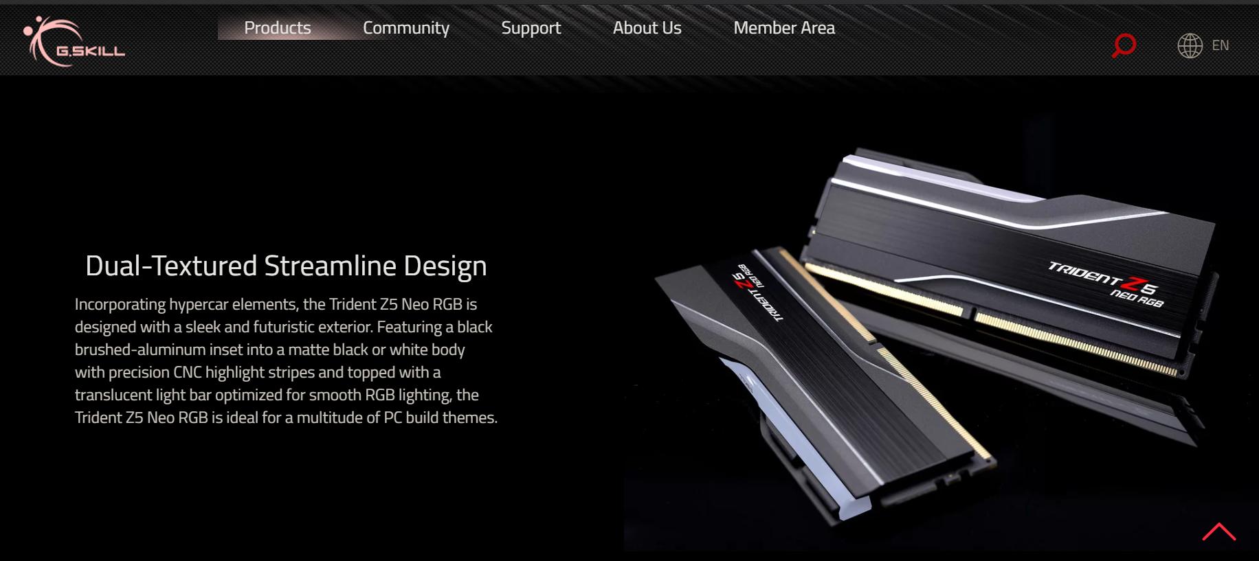 G.Skill Trident Z5 Neo RGB (AMD Expo) DDR5 RAM 32GB 6000MT/s CL30