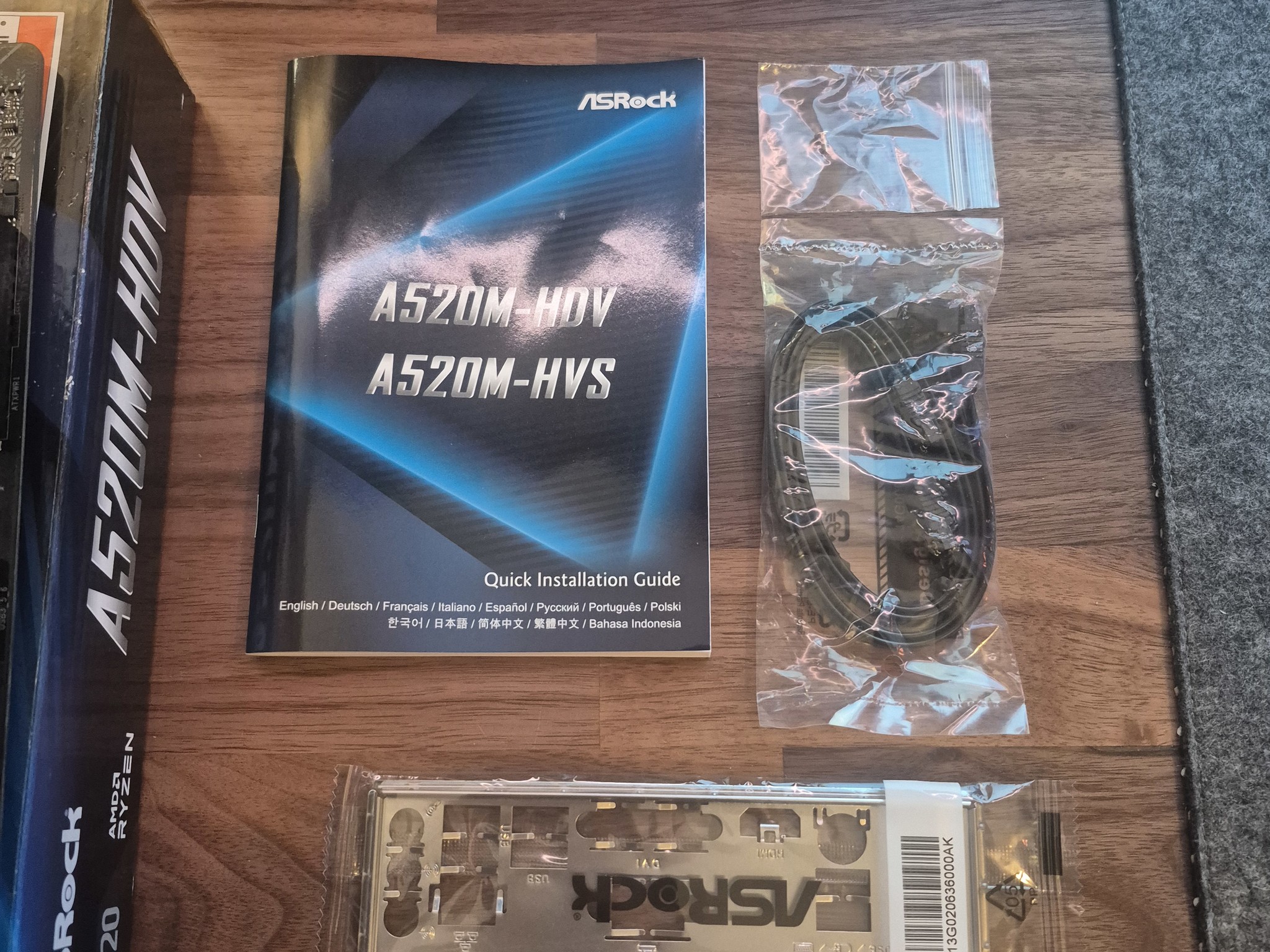 ASROCK A520M MOTHERBOARD (READ DESCRIPTION)