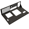 Set of Two Open Frame Mining Rack
