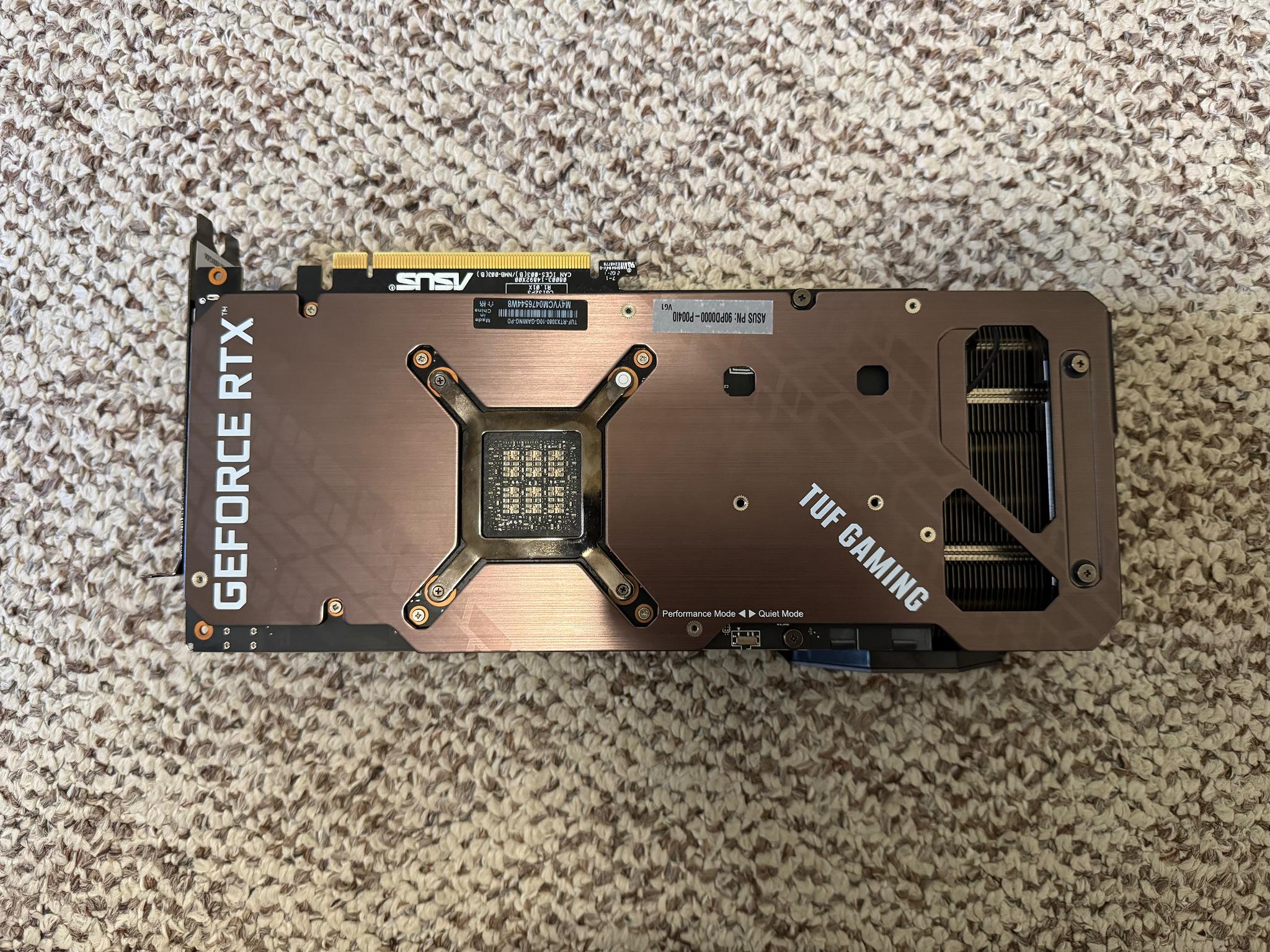 ASUS TUF Gaming GeForce RTX 3080 10GB GDDR6X Graphics Card
