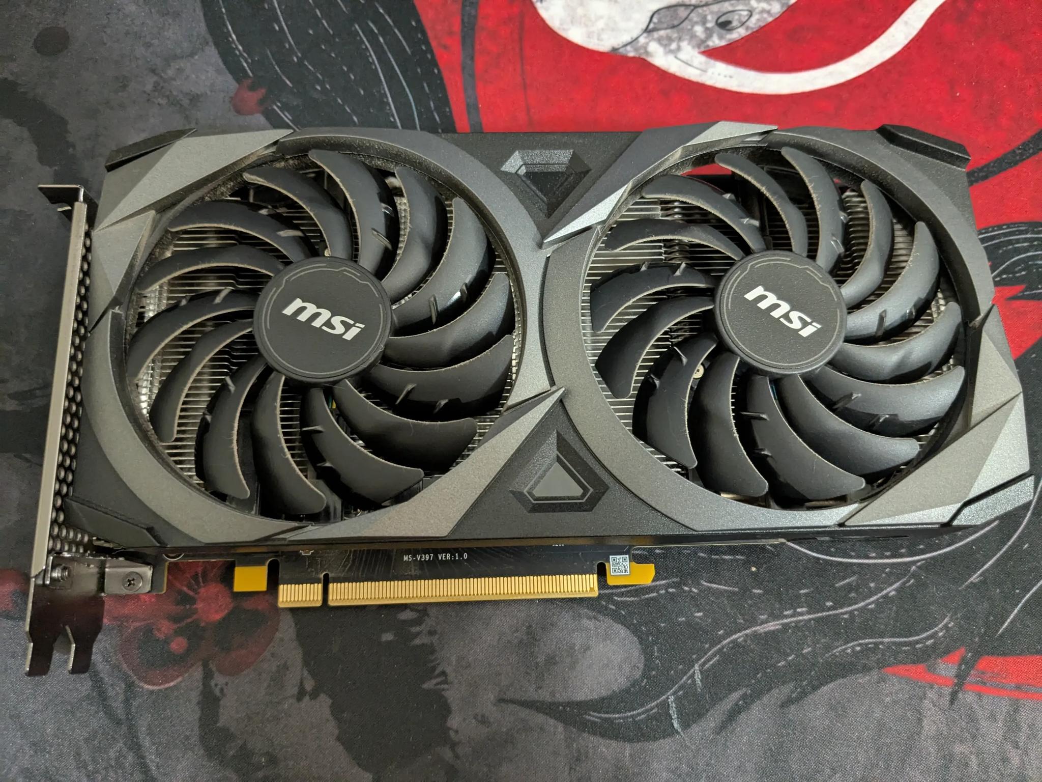 MSI Ventus 2X RTX 3060 TI with Box
