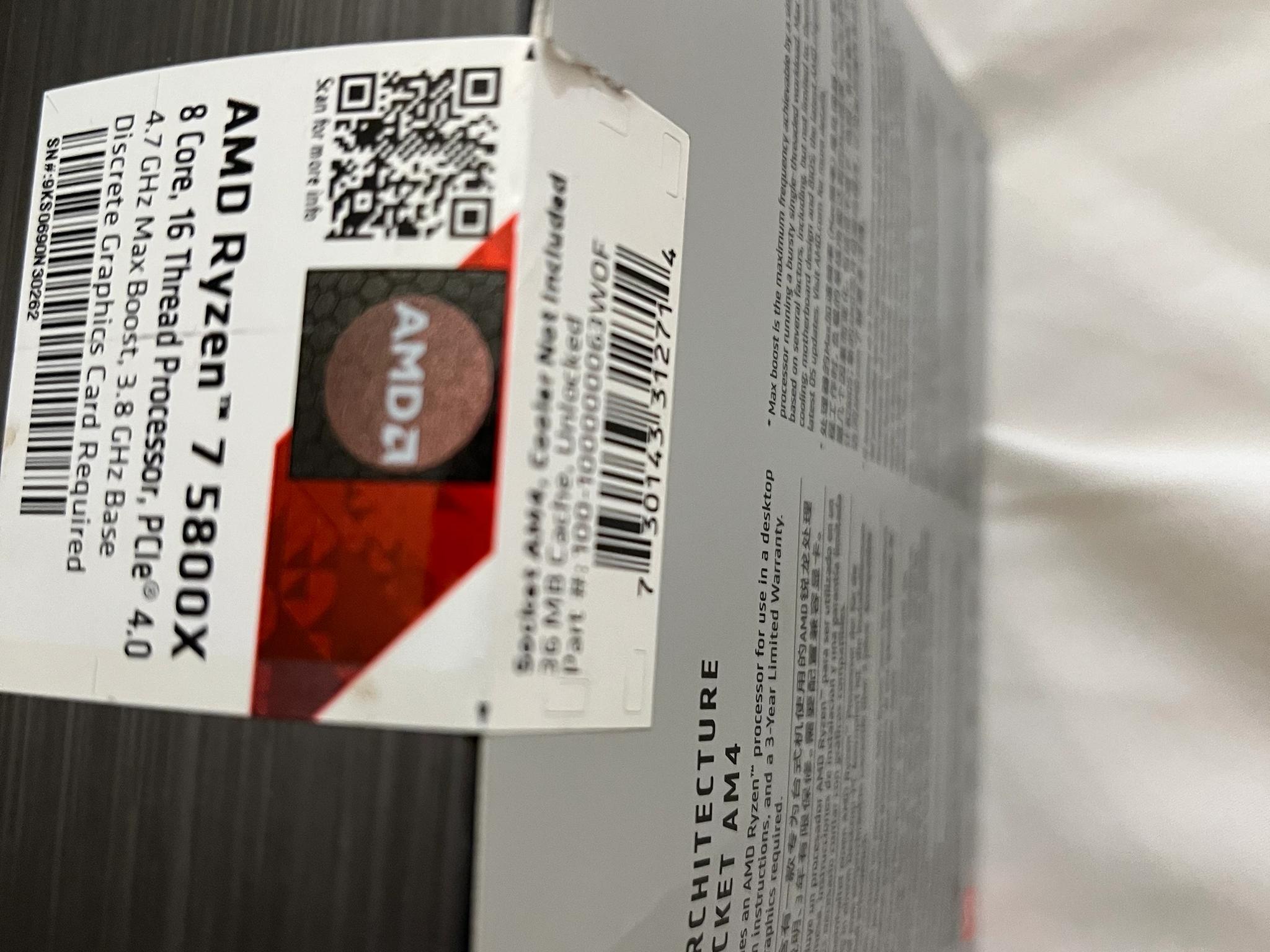 Ryzen 7 5800x
