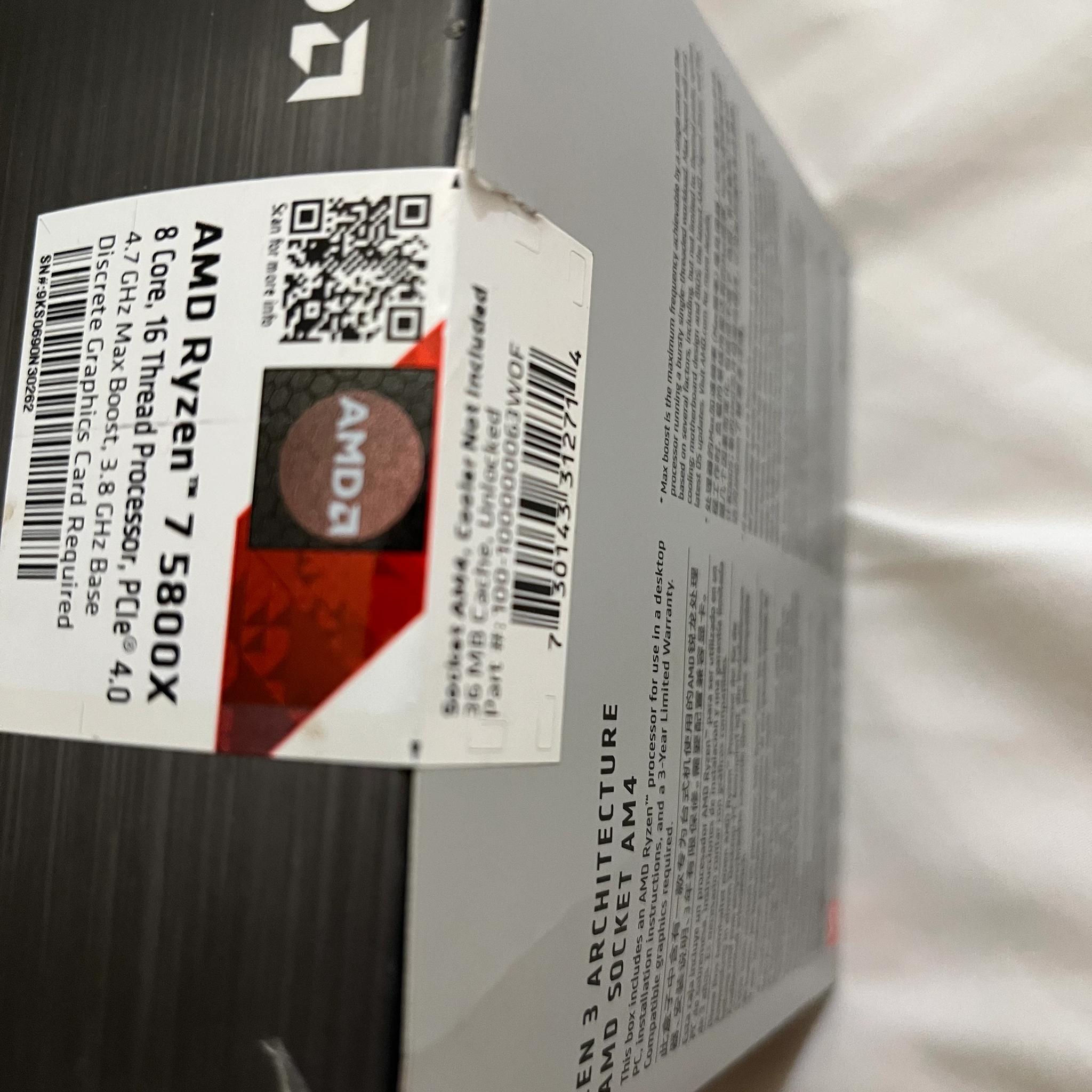 Ryzen 7 5800x