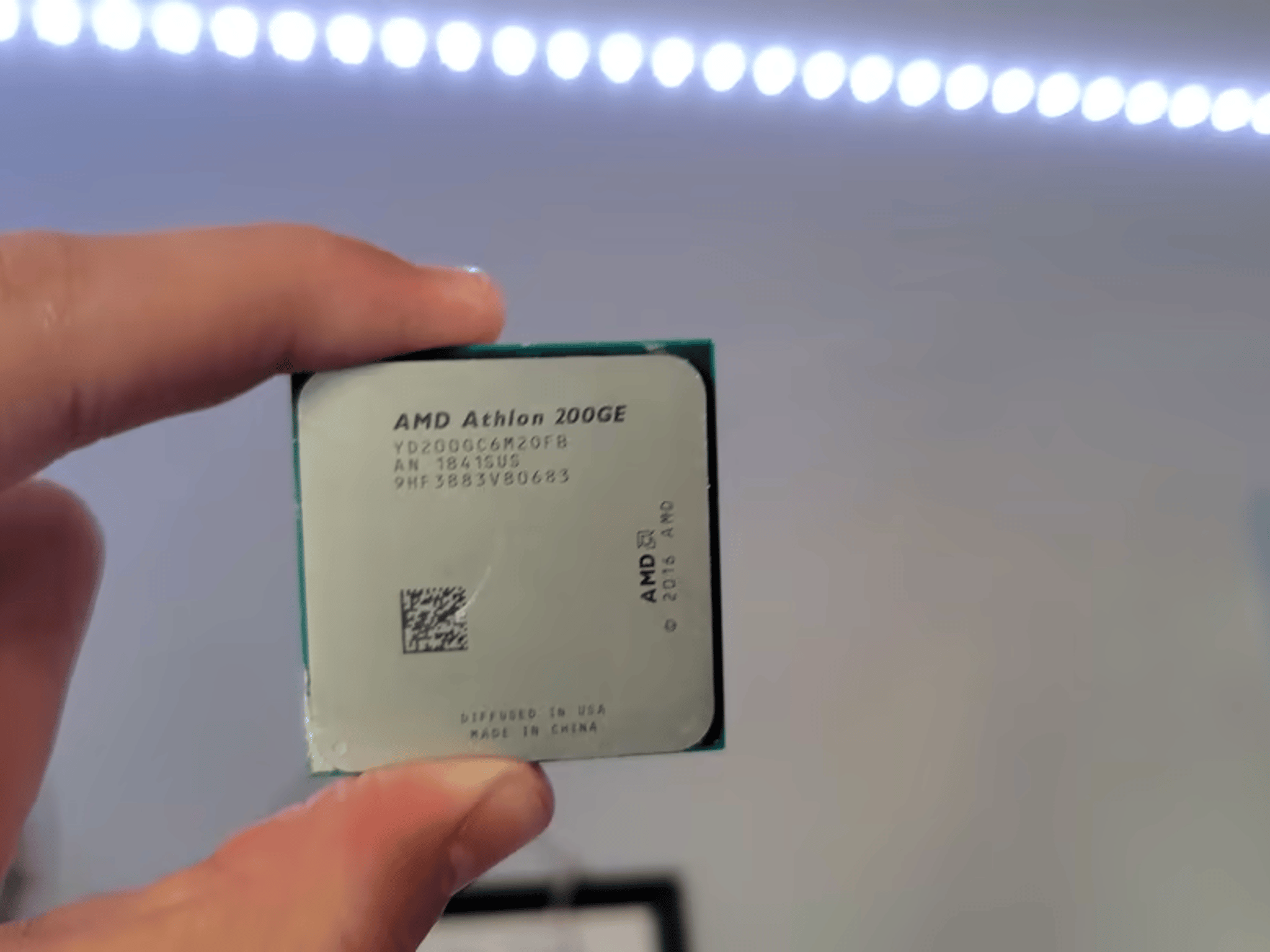 AMD Athlon 200GE AM4 APU 2C/4t 3.2 GHz
