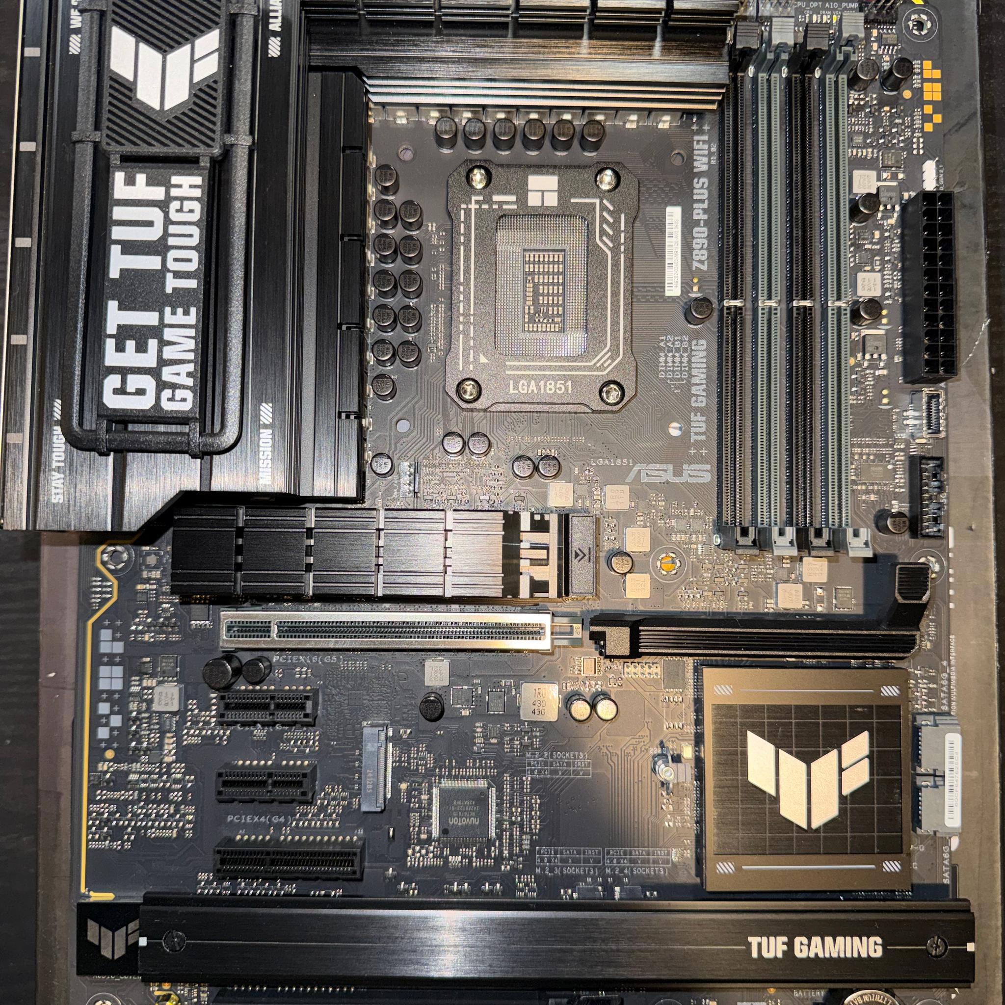 Intel Core Ultra 7 270K Plus| ASUS TUF Z890 Gaming PLUS WIFI