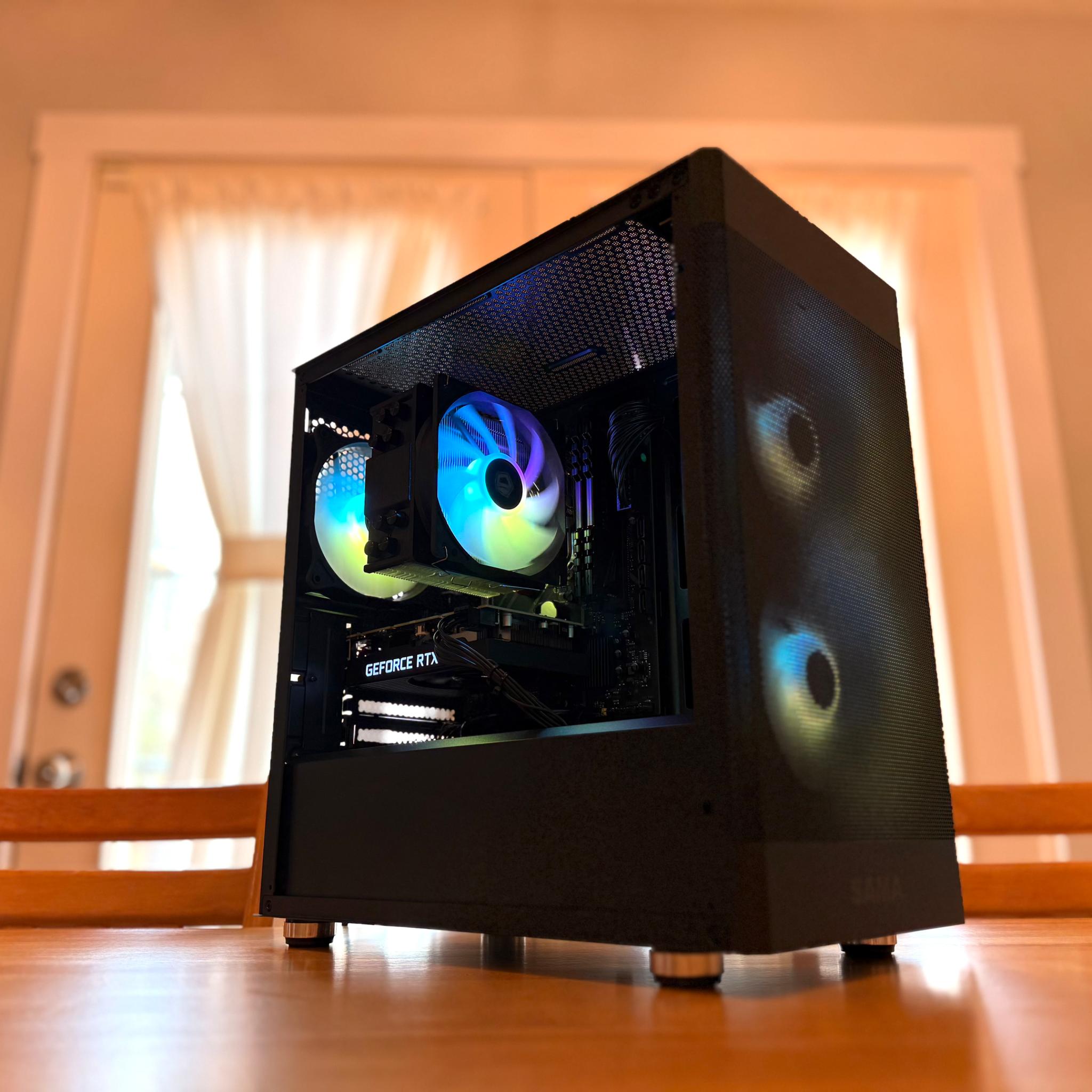 🐳| RTX 3050 8gb, Ryzen 2600, 16gb DDR4, 512gb SSD, ARGB, WiFi Equipped Gaming PC