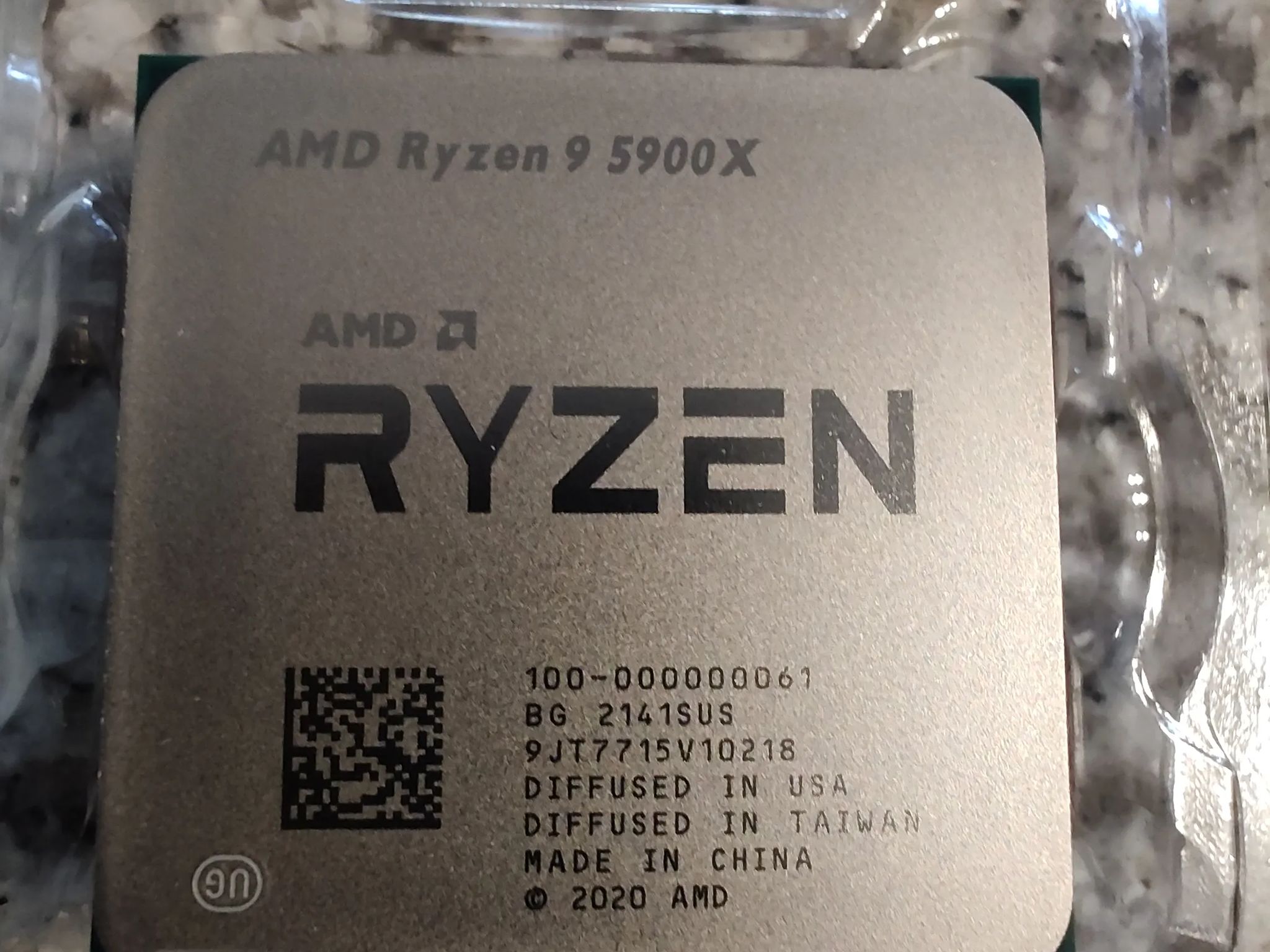 Discounted Ryzen 9 5900X CPU parted out of machine that had only seen light personal use.