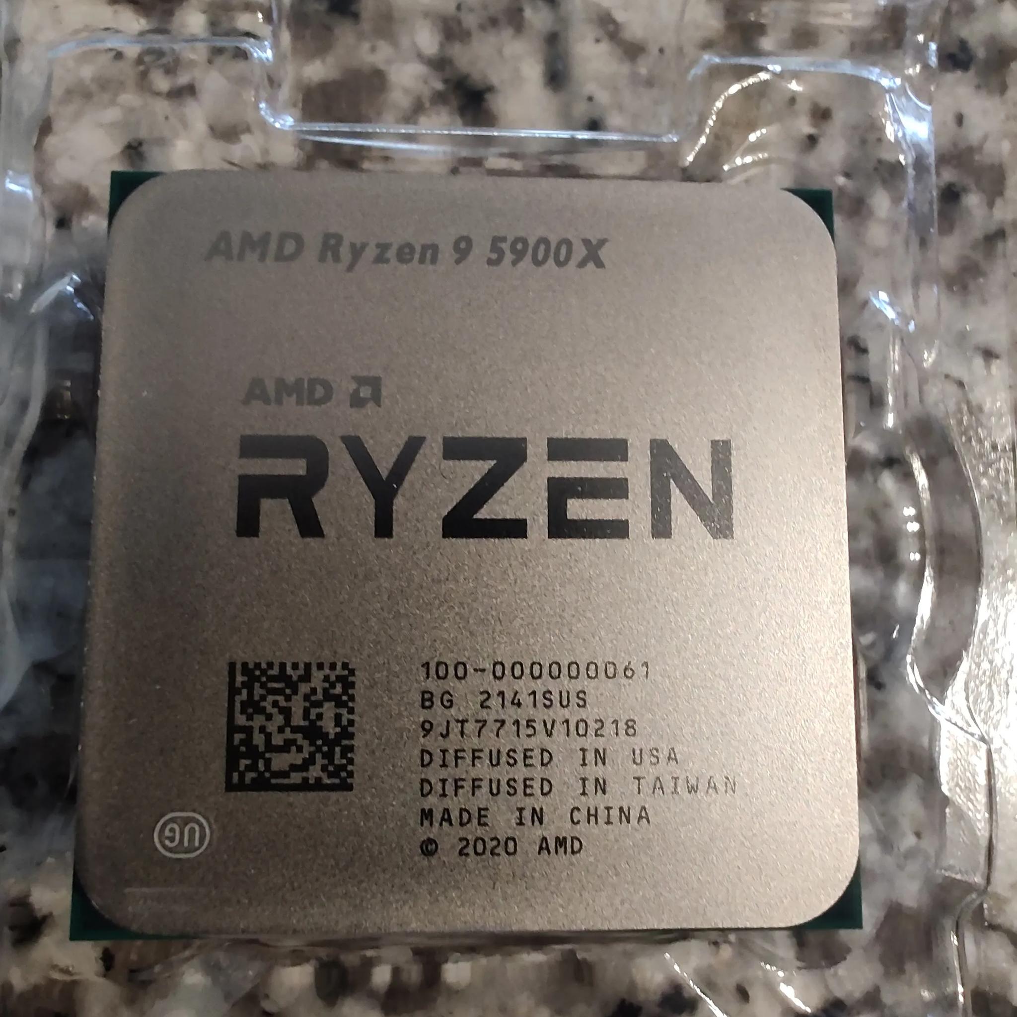 Discounted Ryzen 9 5900X CPU parted out of machine that had only seen light personal use.