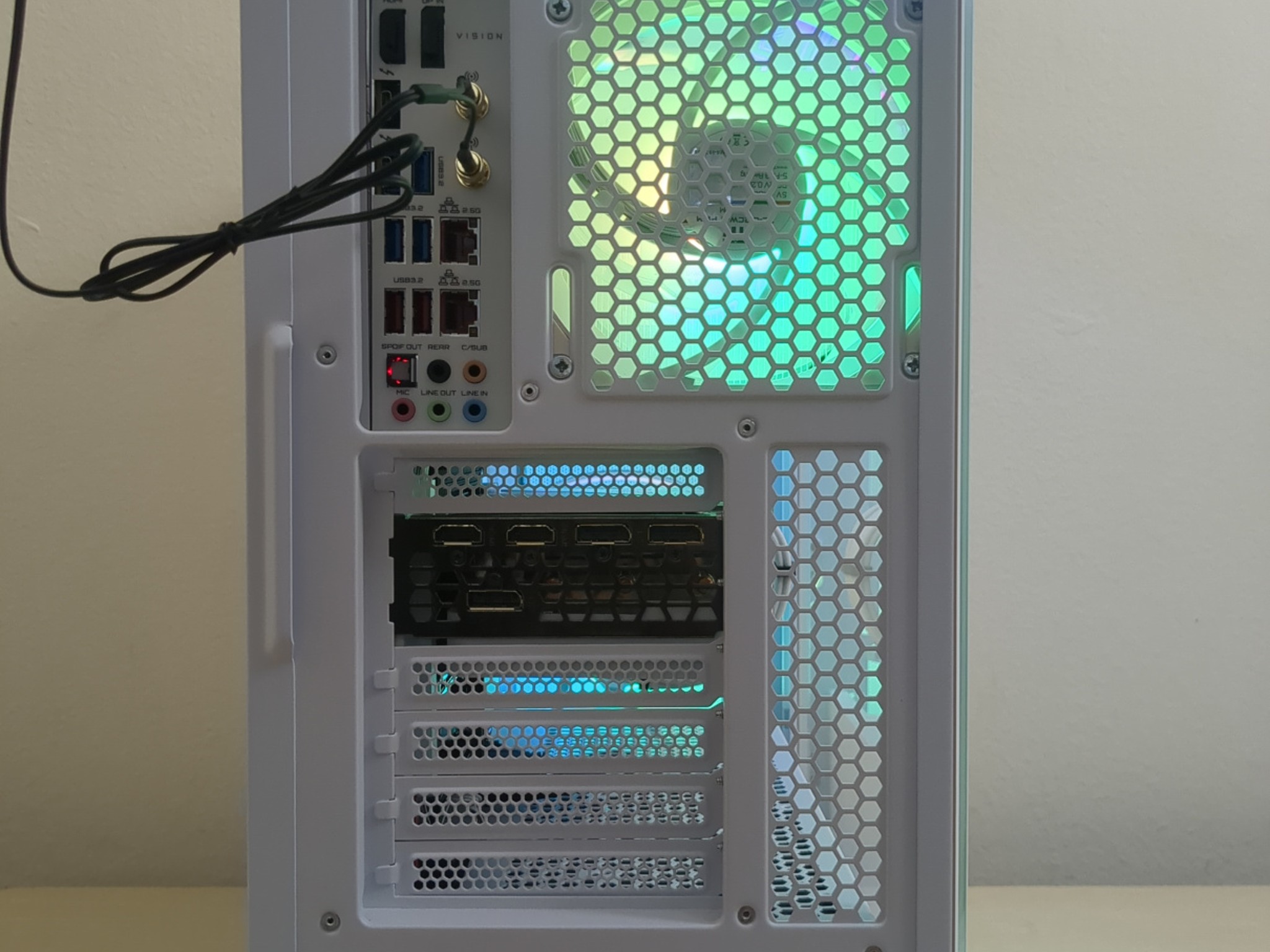 RTX 3080 (10GB), Ryzen 7 5700X White Gaming PC (32GB RAM, 2TB SSD, Win11 Pro)