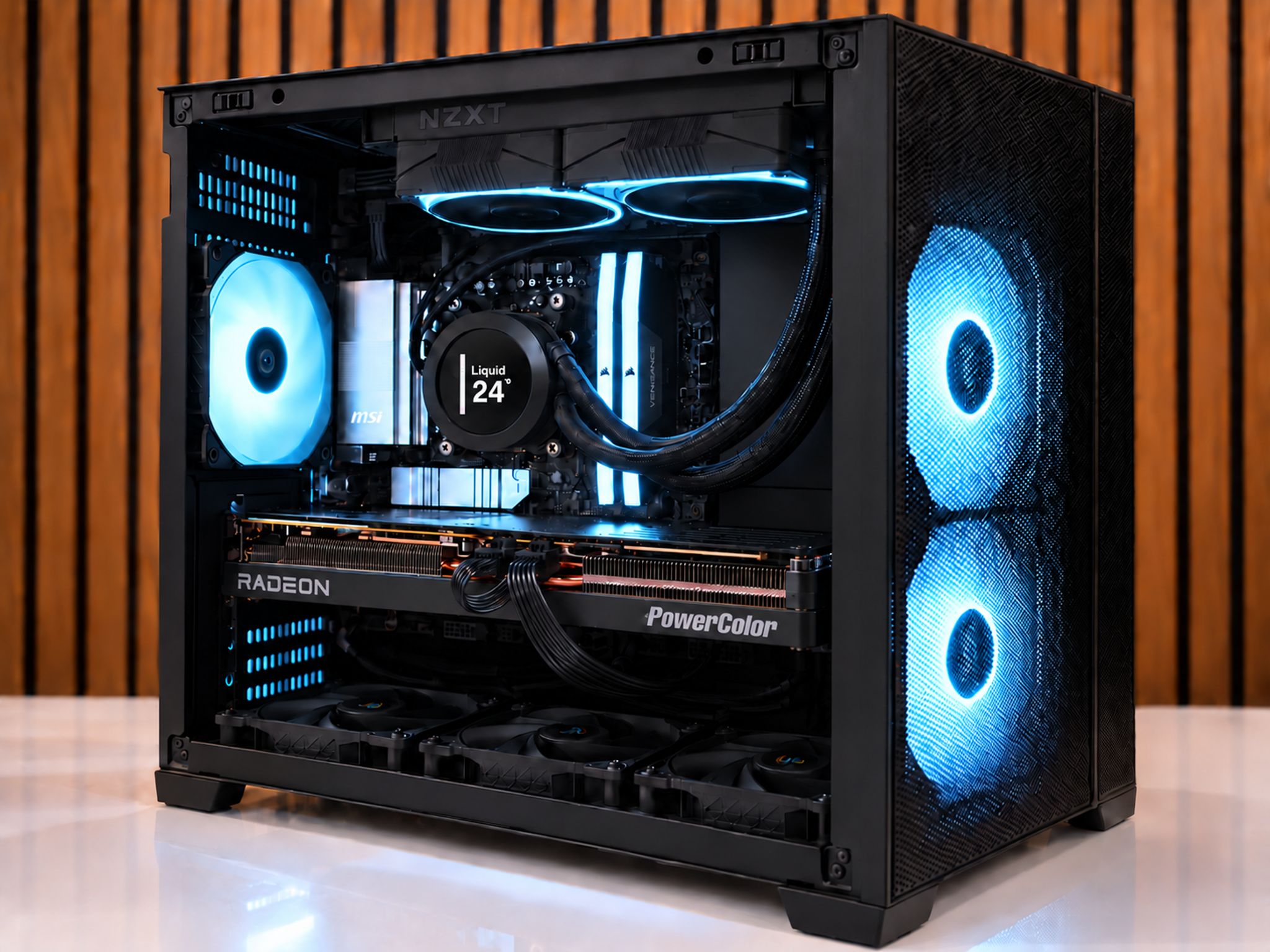 Team RED V4 🔴4K Gaming PC | RX 9070XT 16GB | 7700X | 32GB DDR5 | Windows 11  WIFI | 1TB