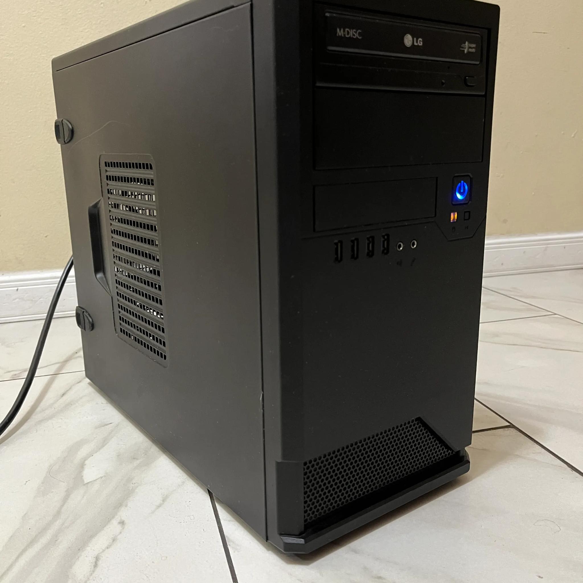 🖥️ Budget Sleeper Office Gaming PC –  Intel i5-7400, NVIDIA GTX 1060 6GB, 1TB Storage & 12GB RAM 🟢🔵