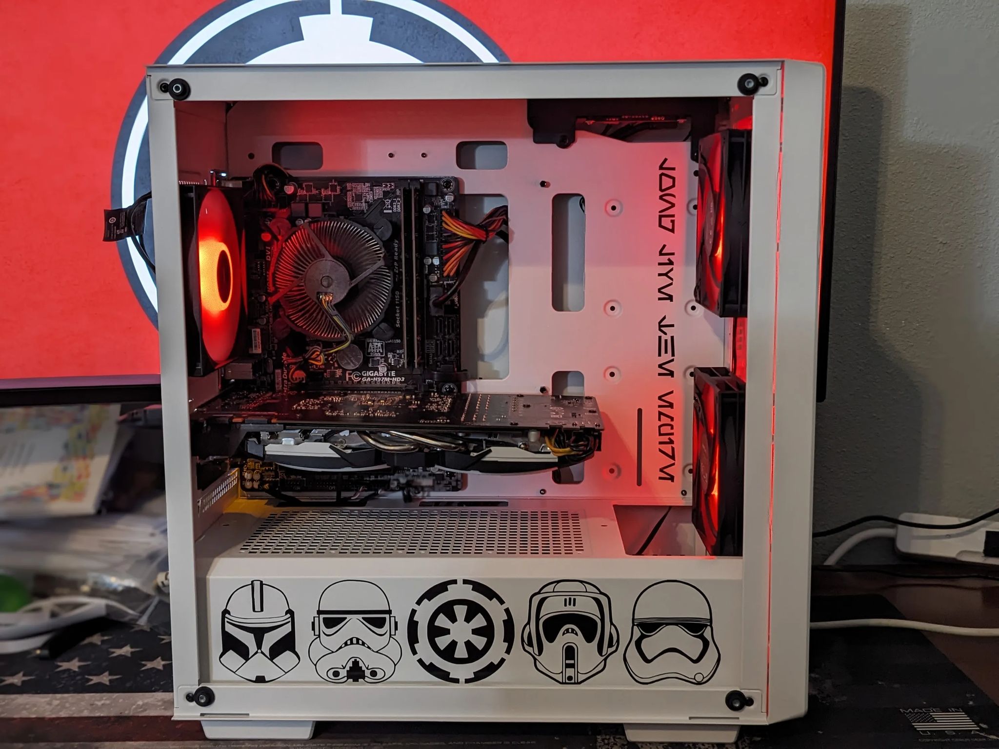 Stormtrooper - i7, GTX 1070 8gb GPU, 16gb ram, 1tb SSD, BT, WiFi, ARGB Gaming PC