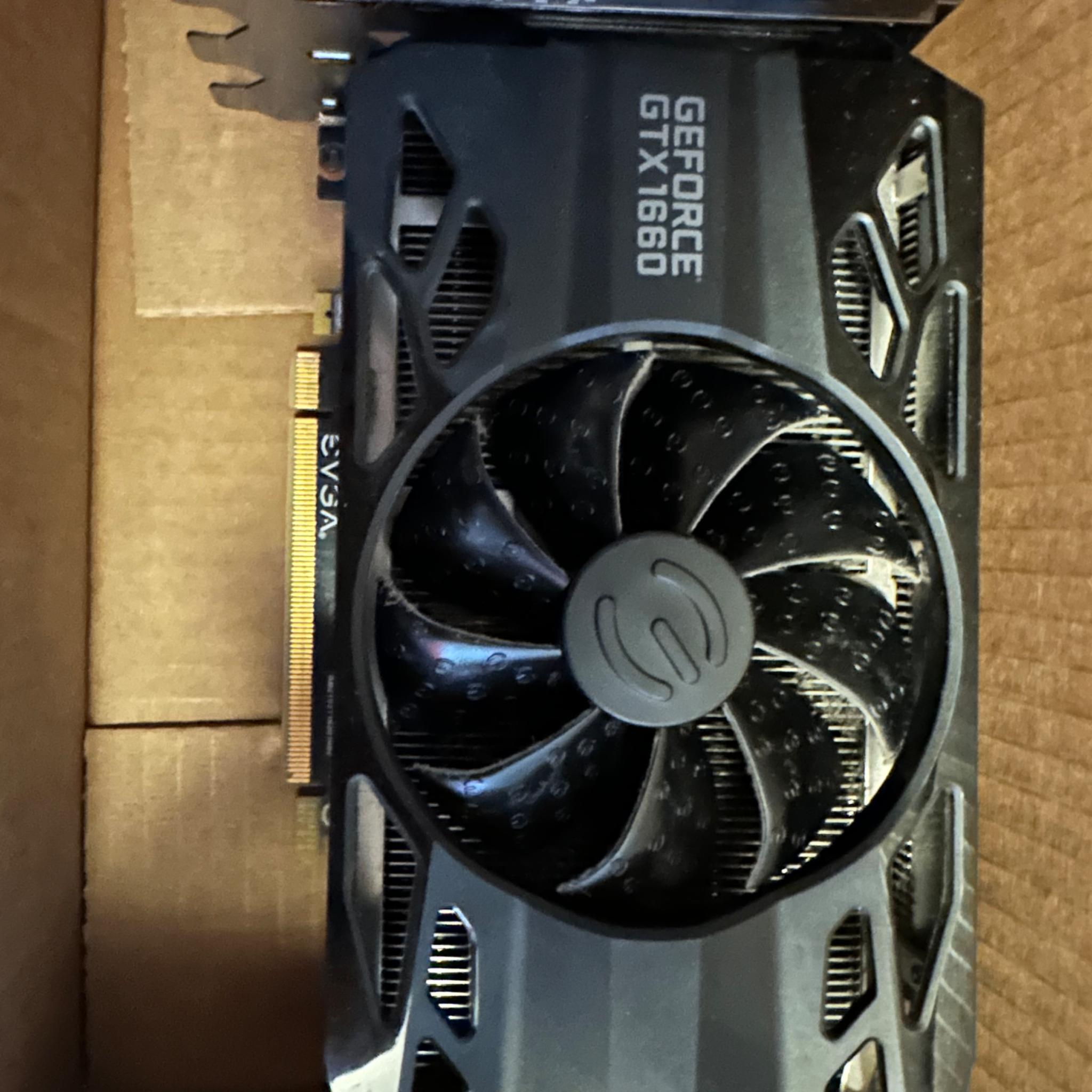 Nvidia 1660 6gb EVGA