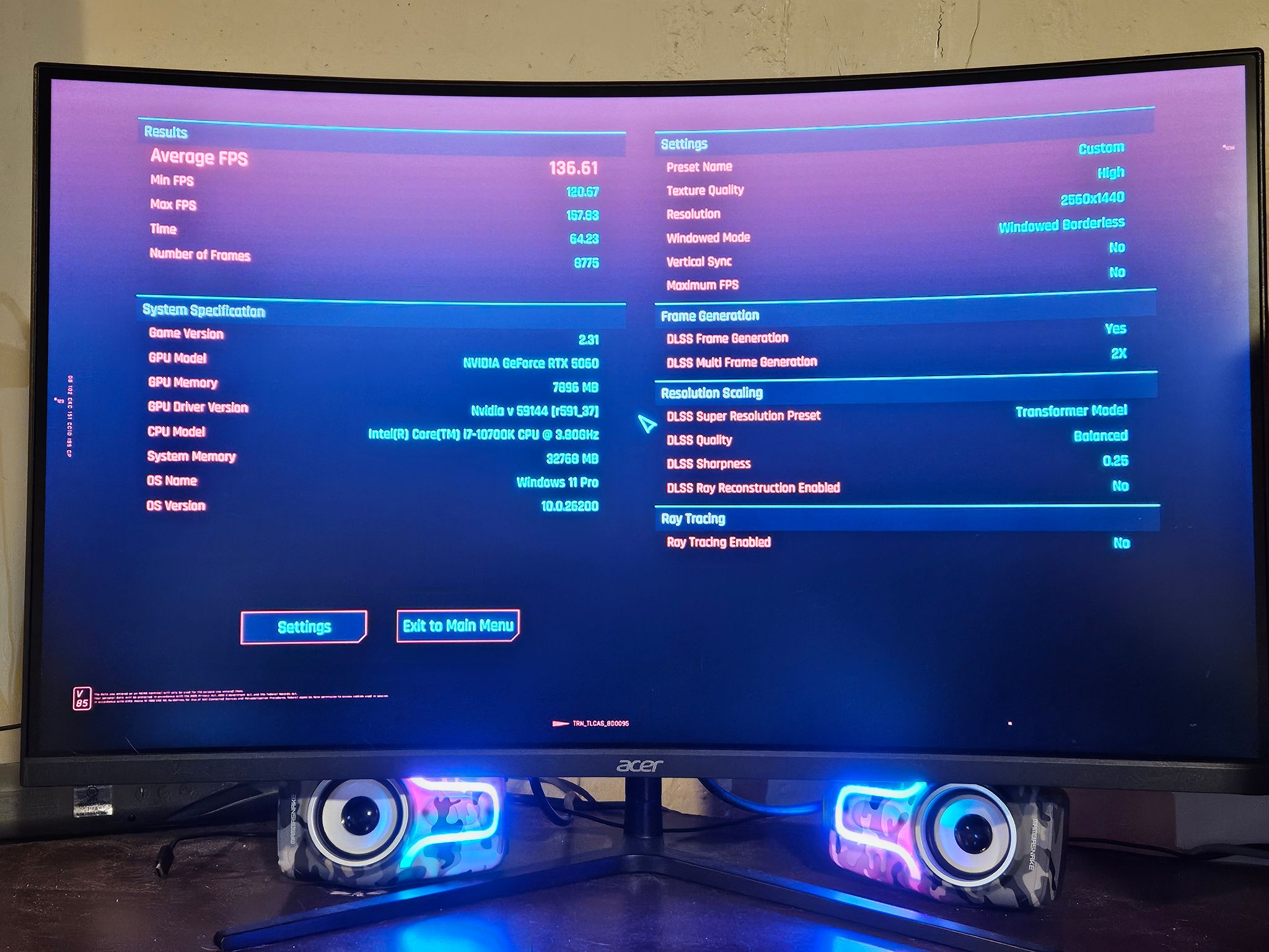 Advanced Gaming PC | i7-10700K | RTX 5060 | 32GB | 750W | Z590 UD MB | 2 TB | Win 11 Pro |