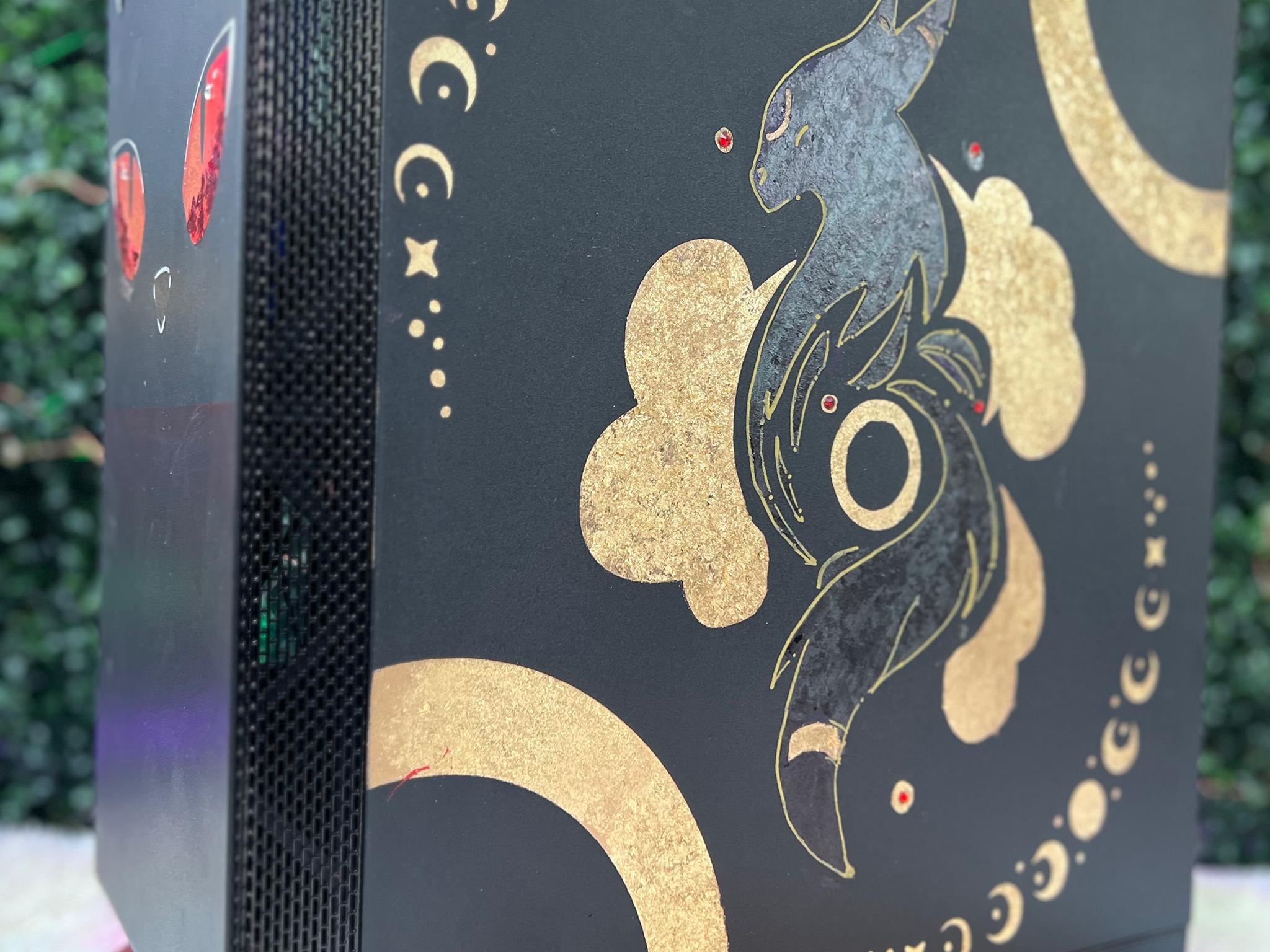 Custom PC Case - Pokemon Umbreon Themed