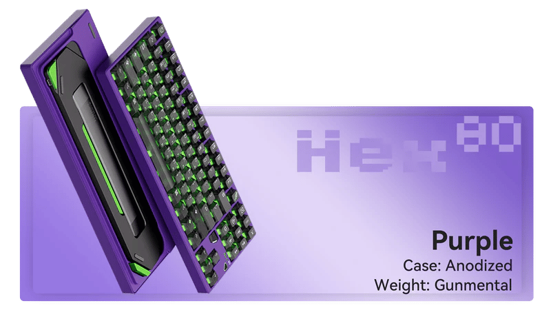 ATK x QK Hex80 HE Magnetic Gaming Keyboard, 80% TKL, CNC Aluminum, Hall-Effect Ti Switches