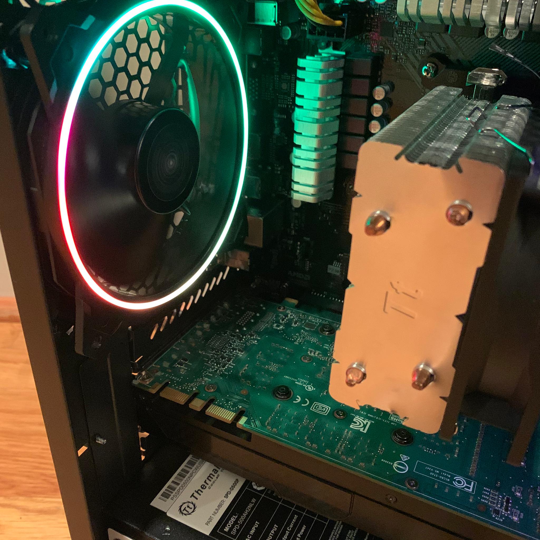 RYZEN 5 1600 GTX 1070 VR READY 1080P 4K STREAMING/EDITING/GAMING RGB PC 16GB RAM 500GB SSD