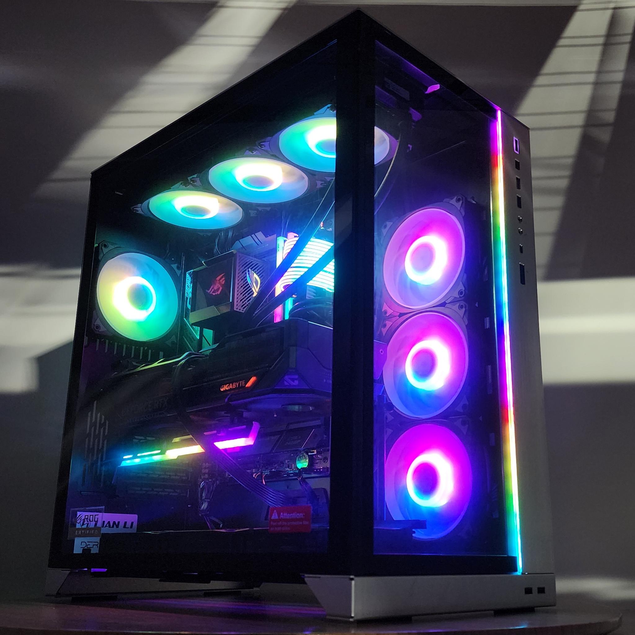 Gaming PC Ryzen 7 9850X3D 32GB RAM 2TB SSD RTX 5080 16GB Windows 11 Computer