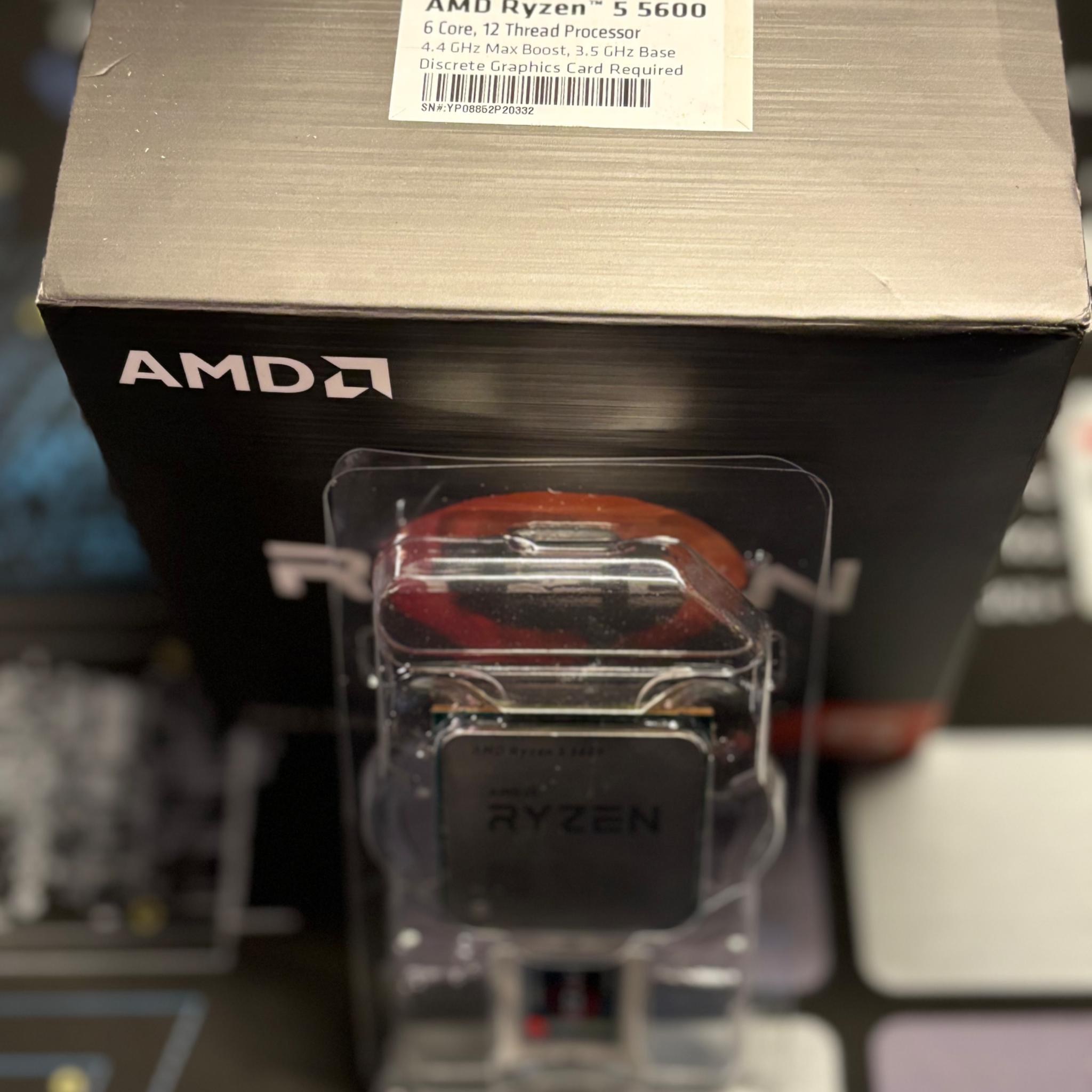 AMD RYZEN 5 5600 6 Core; 12 Thread Processor
