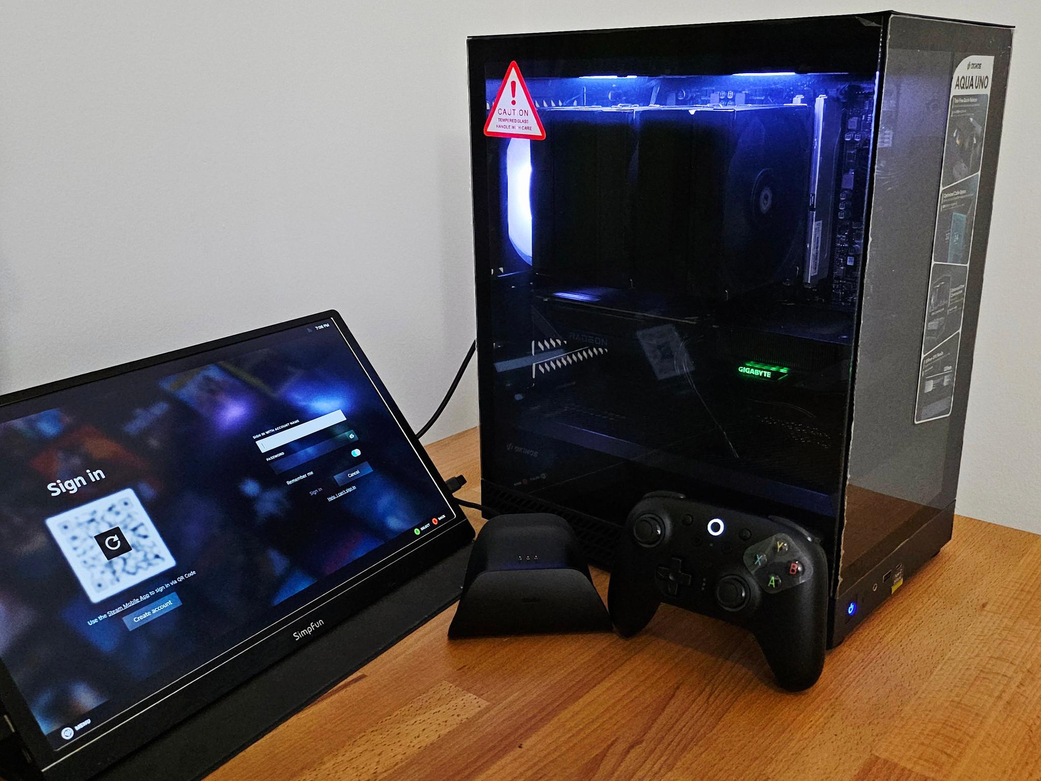 Custom Steam PC | Ryzen 5 5500X3D | RX 9060 XT 8GB | SteamOS | Controller Included