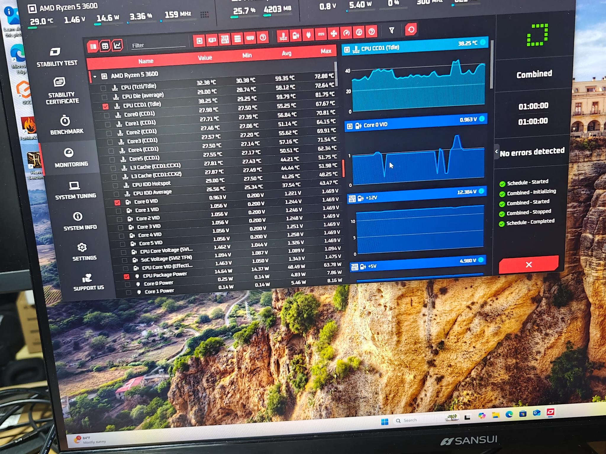 GAMING PC|AMD RYZEN 5 3600|AMD RADEON RX 570 8GB|16GB DDR4 3200|1TB NVME SSD|WINDOWS 11 HOME ACTIVE