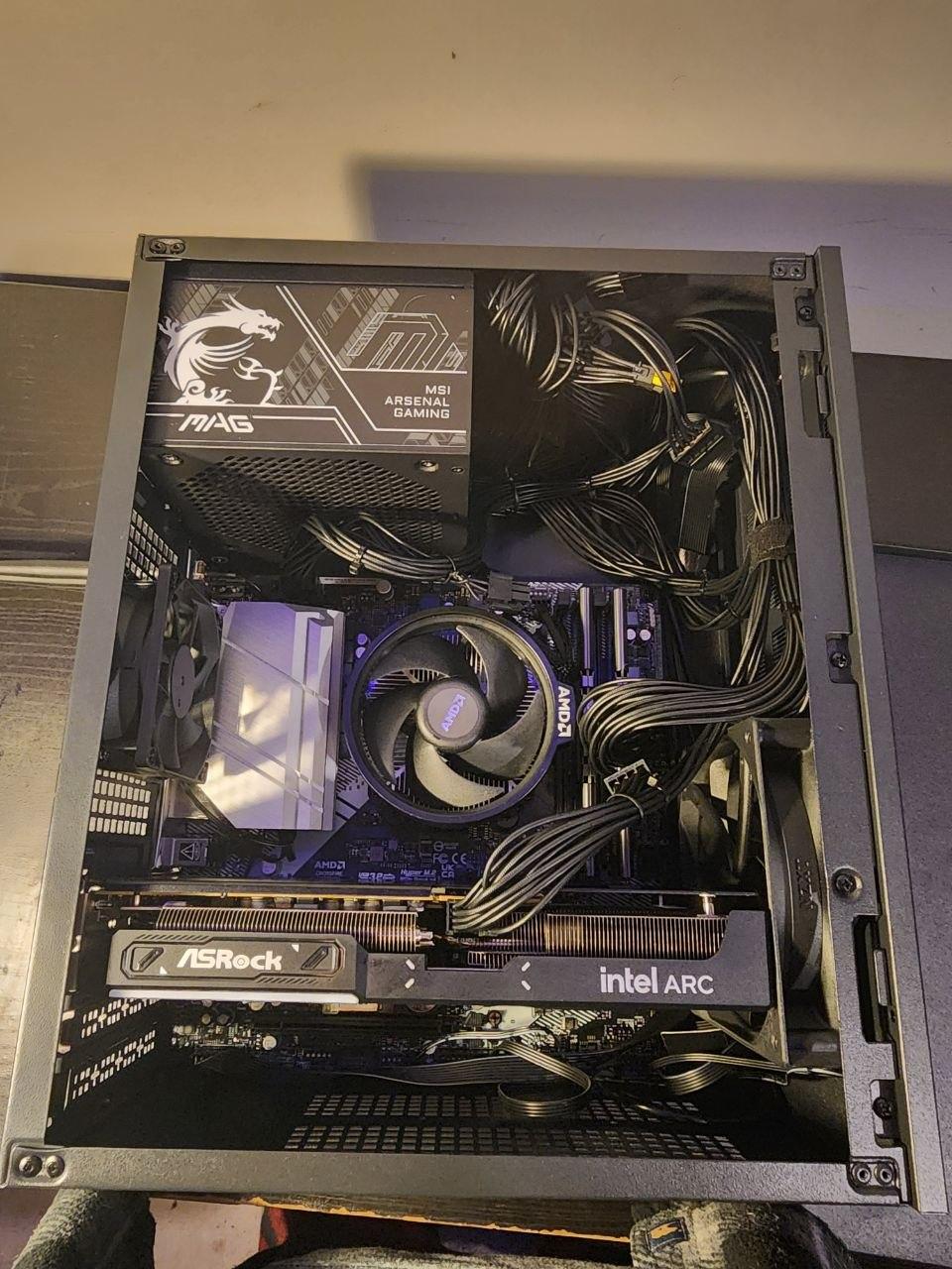 Arc B580 Custom Gaming PC - Ryzen 5 5500, 1 TB NVMe SSD