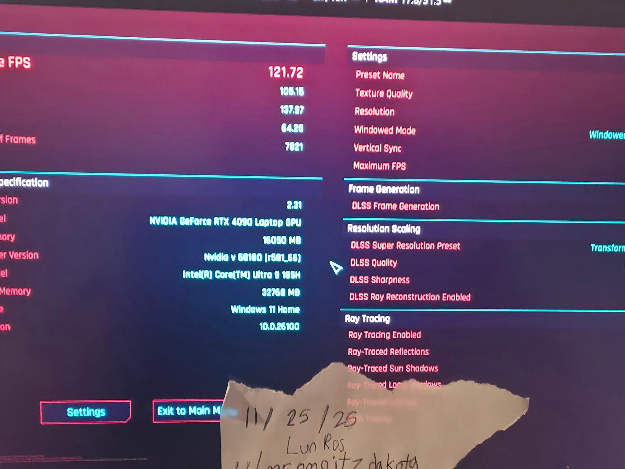 Alienware x16 R2 Gaming Laptop RTX 4090, Core Ultra 9, 32GB RAM, 2TB SSD