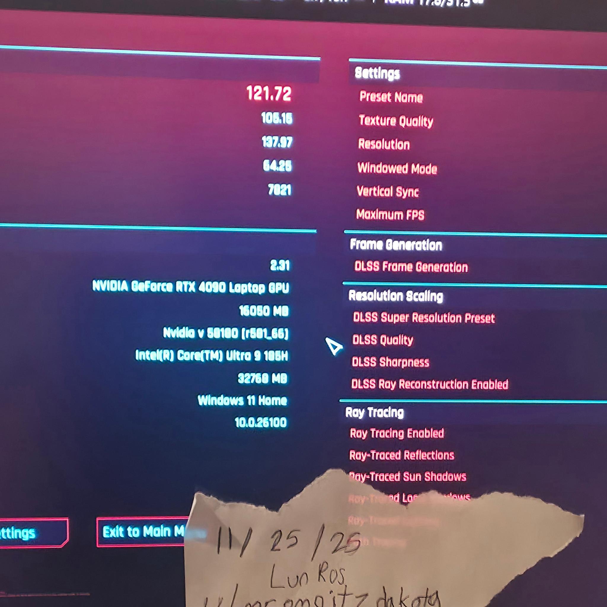 Alienware x16 R2 Gaming Laptop RTX 4090, Core Ultra 9, 32GB RAM, 2TB SSD