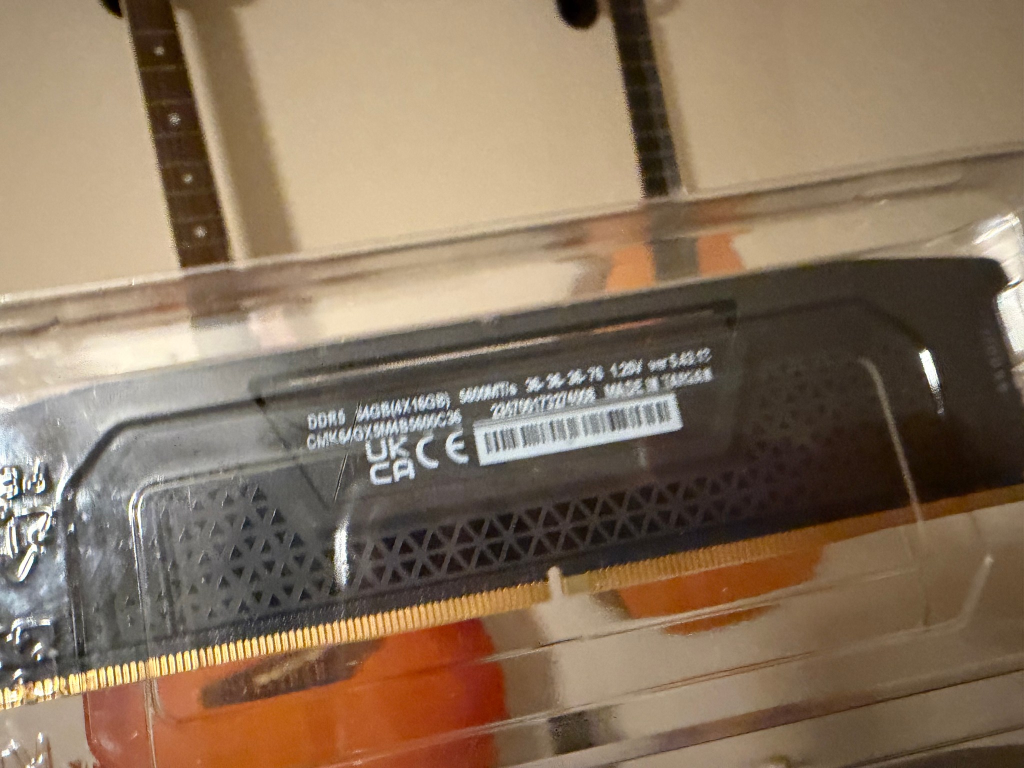 2x16gb ddr5 I made using my cloning machine instead of solving world hunger