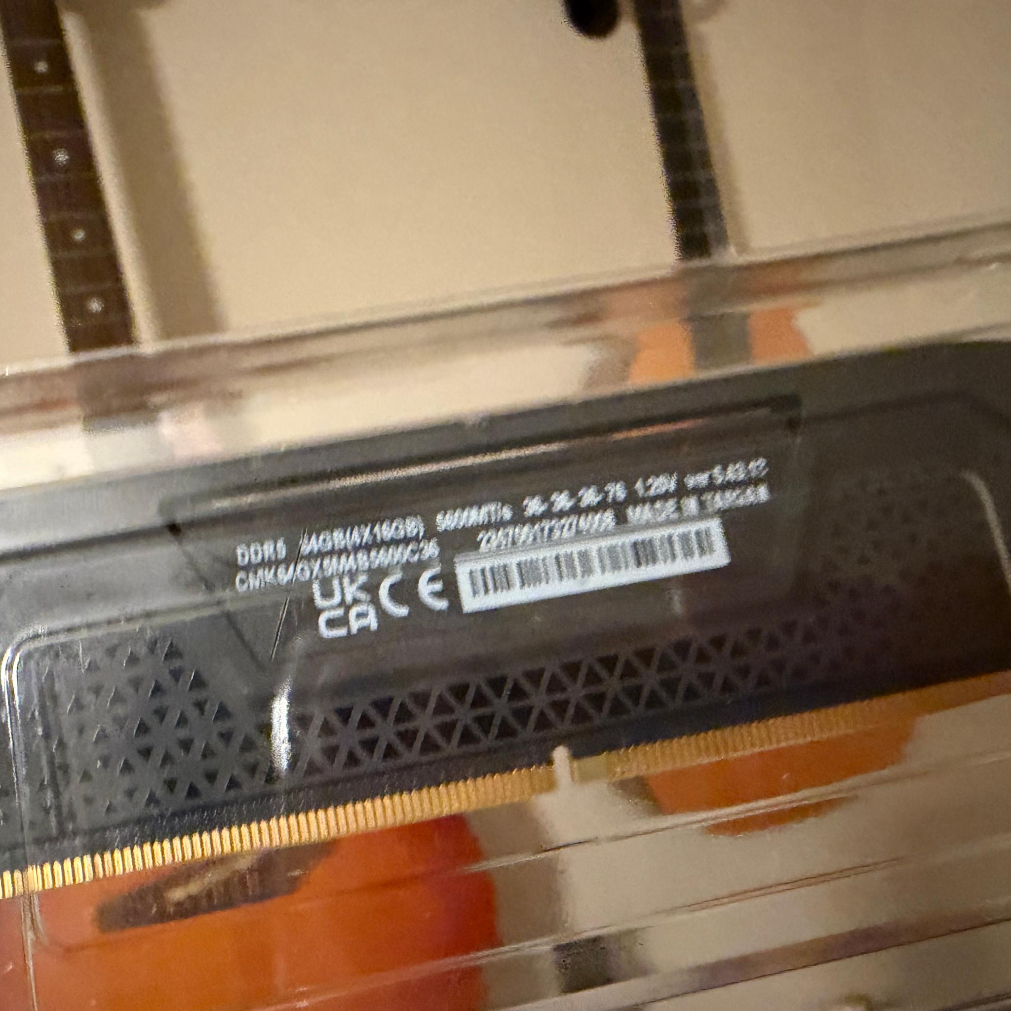 2x16gb ddr5 I made using my cloning machine instead of solving world hunger