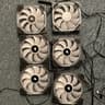6x CORSAIR HD120 RGB FANS W LIGHTING HUB (iCUE Supported)