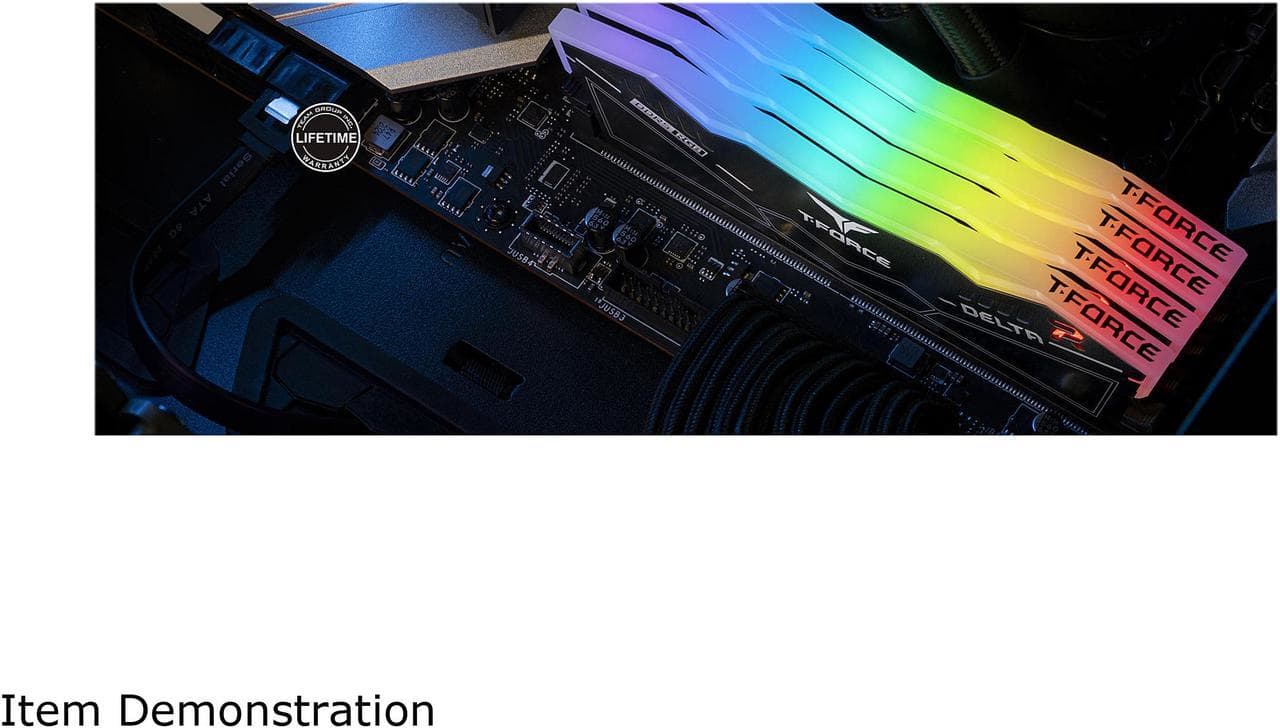 *OPEN BOX NEW* T-Force Delta DDR5 6000 CL 38 ARGB 32GB 2x16gb Black.