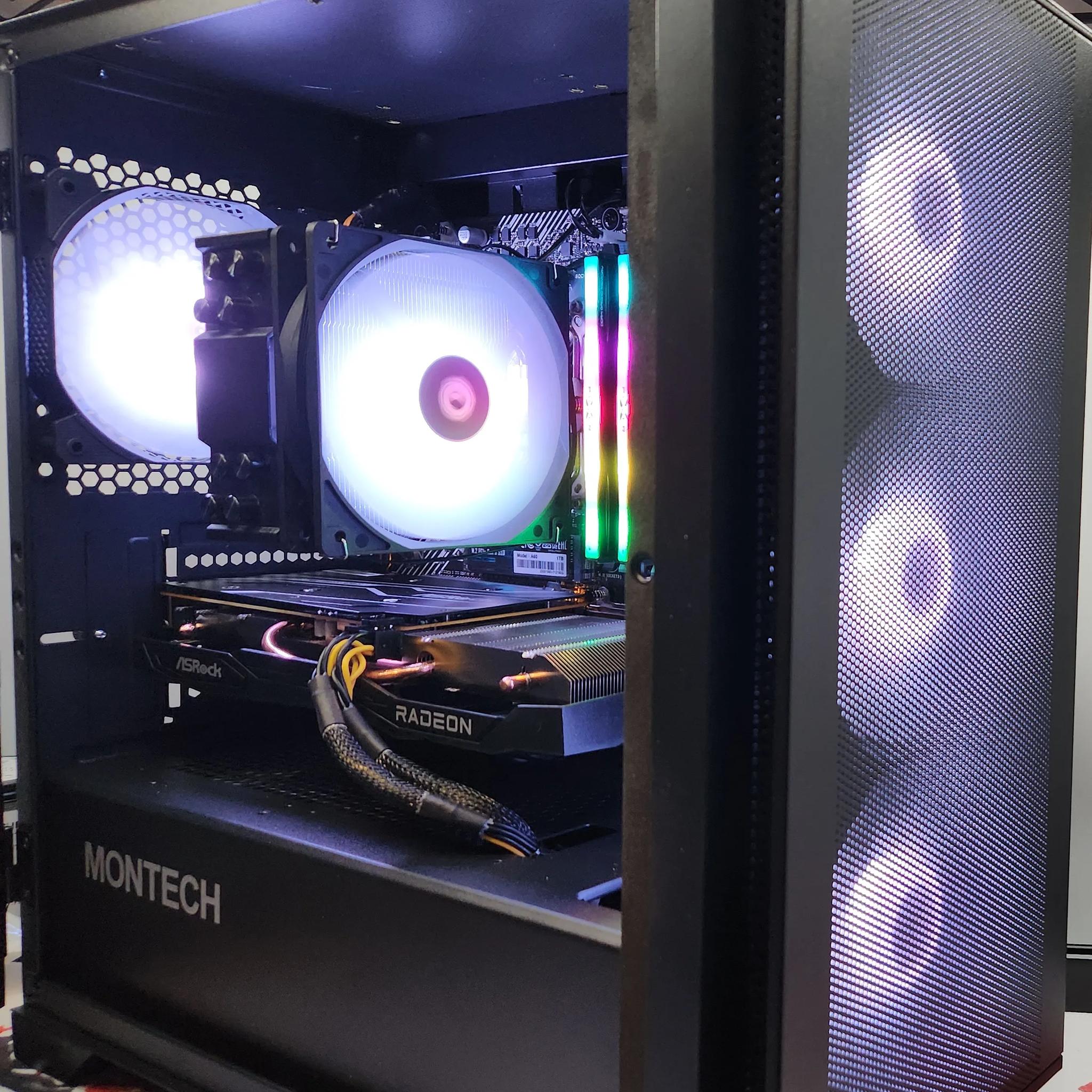"Air 100" Gaming PC Ryzen 5 5500 / 16GB DDR4 / 1TB SSD / RX6600 8GB