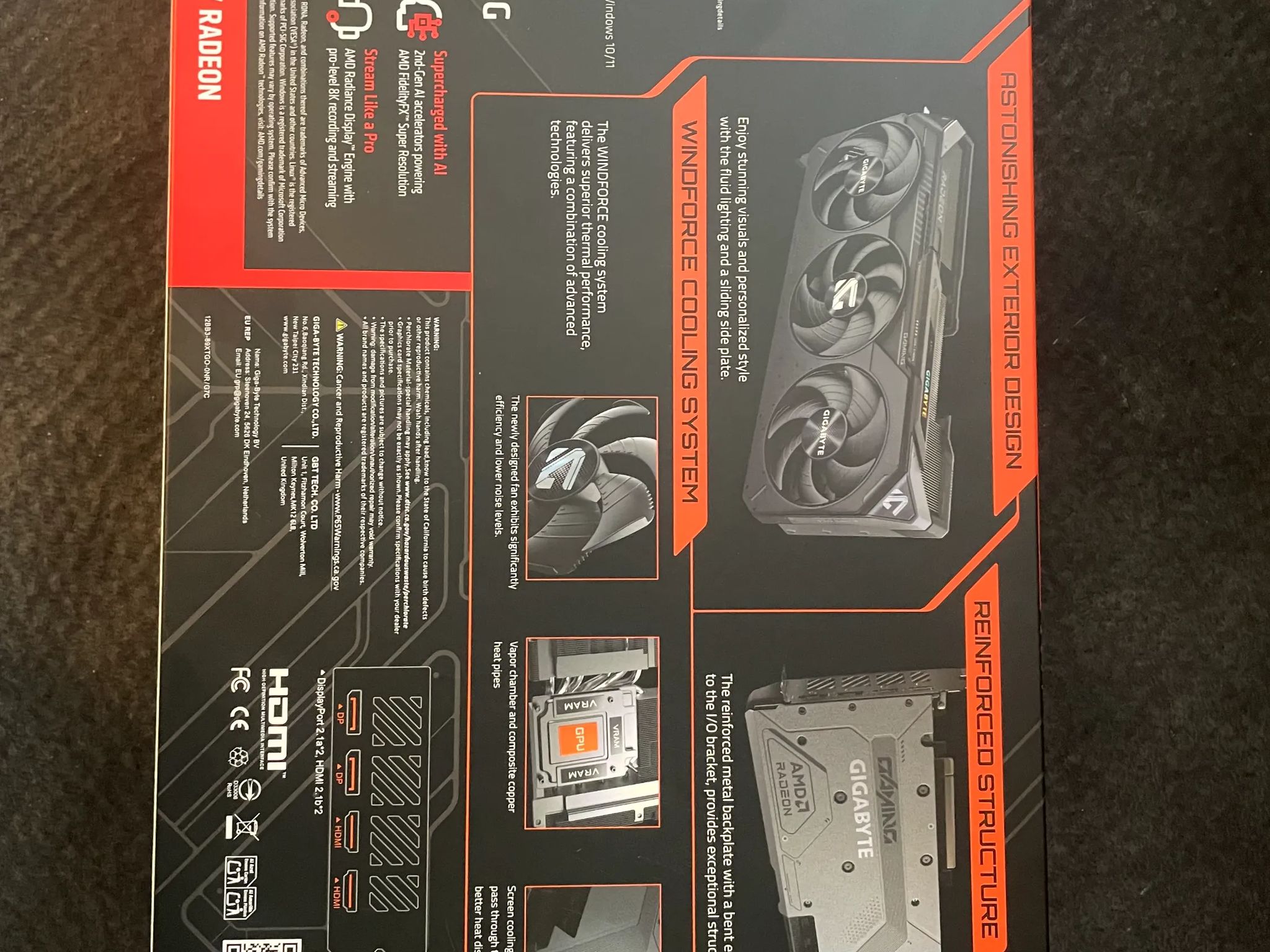 GIGABYTE Radeon RX 9070 XT 16 GB Gaming OC