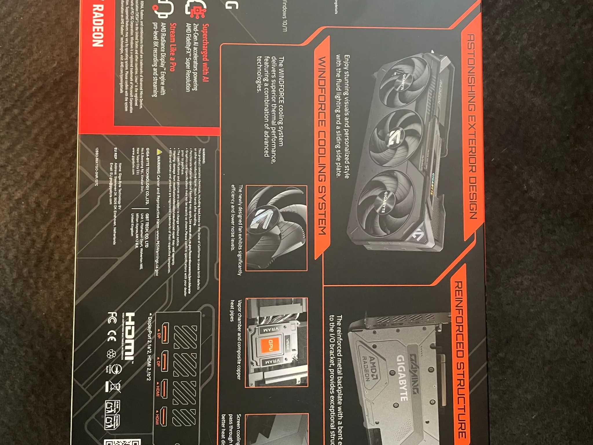GIGABYTE Radeon RX 9070 XT 16 GB Gaming OC
