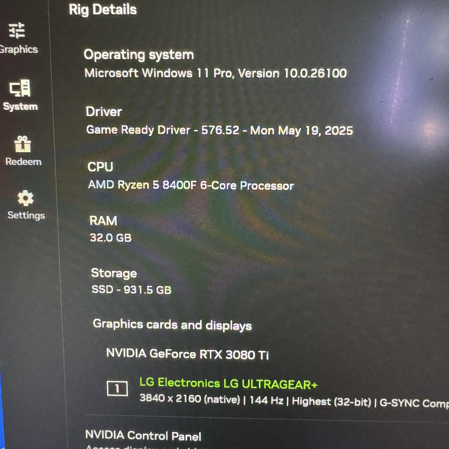 RTX 3080TI | Ryzen 8400F | Gaming PC | Streaming PC | 32GB DDR5 | WIFI