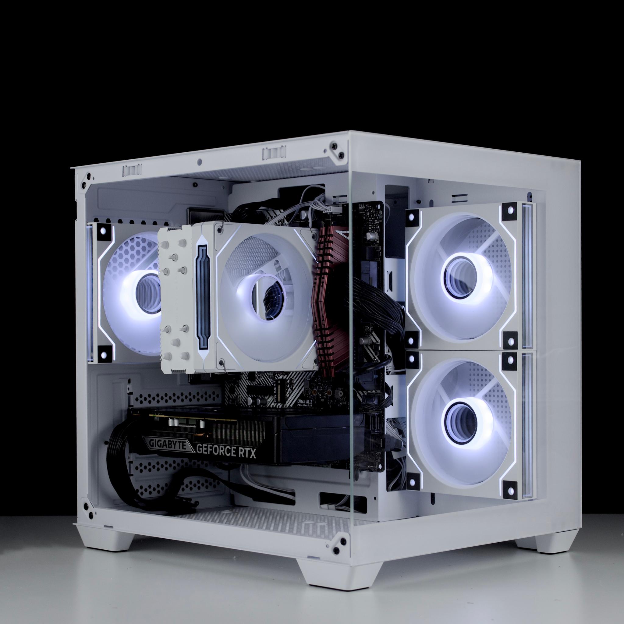 🧊❄️🧊 White Gaming PC – RTX 5060 , Ryzen 5 5500, 16GB RAM, 1TB SSD - WiFi, BlueTooth 🧊❄️🧊