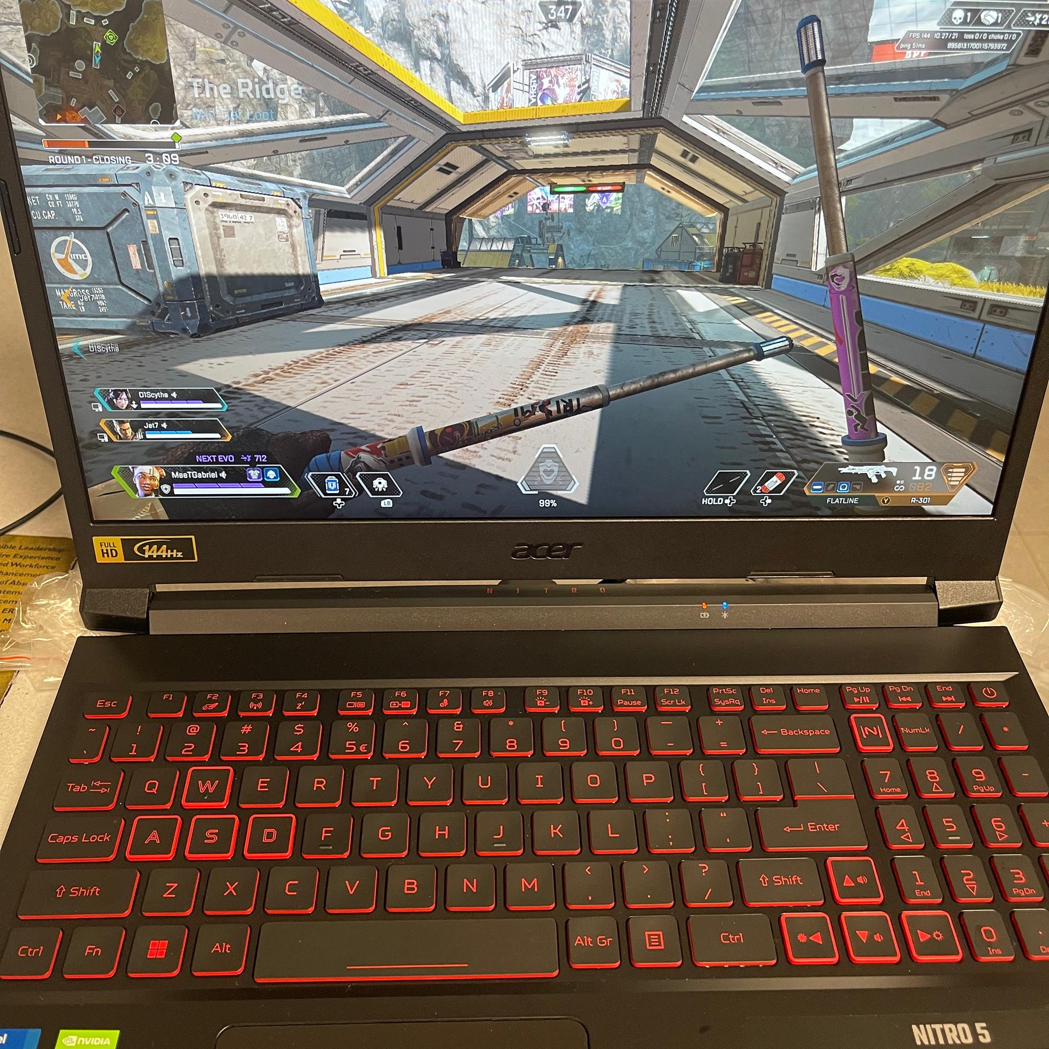 Acer Nitro 5 RTX 3060 i5-11400H @2.7GHZ 144hz Windows 11