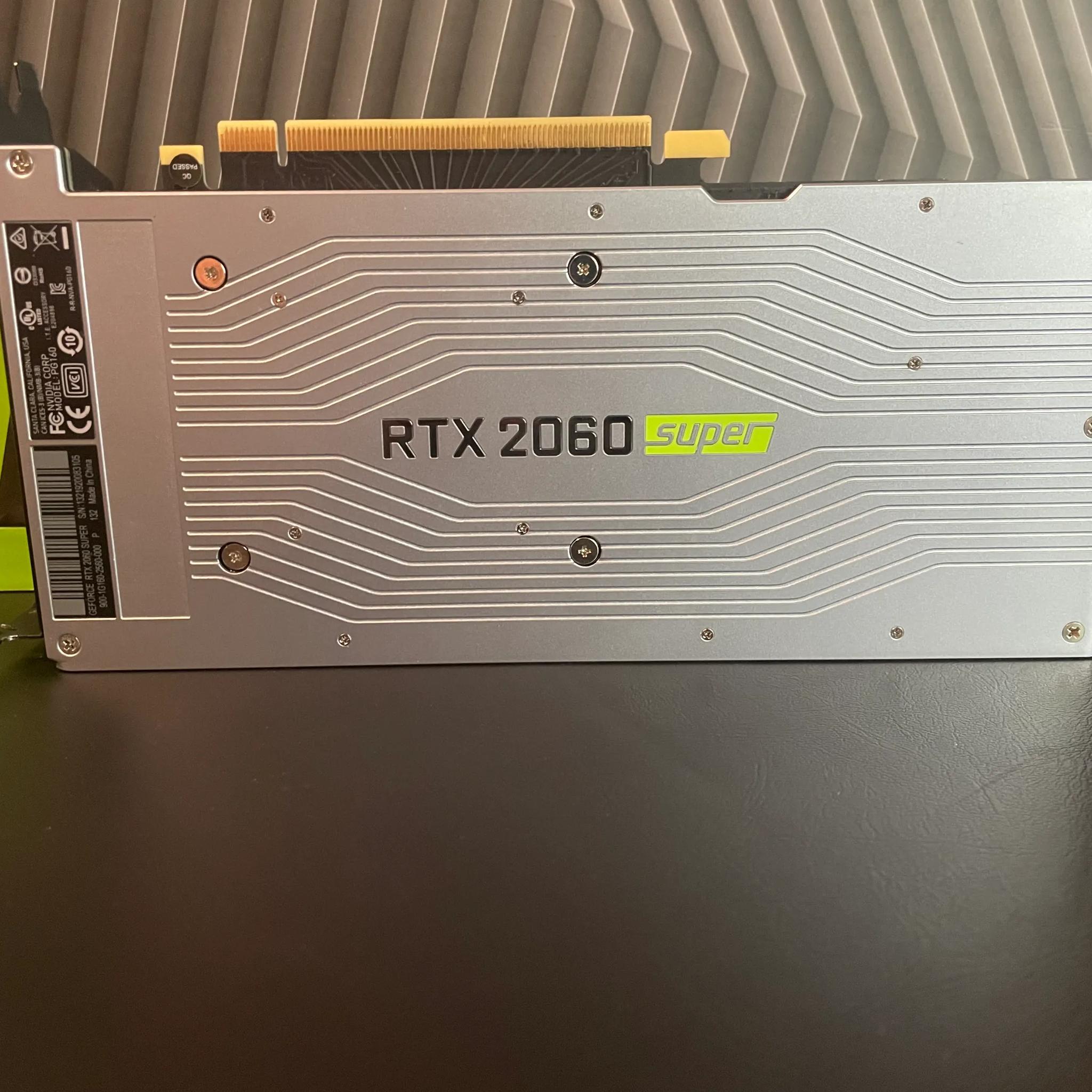 RTX 2060 SUPER Founders Edition w/Box + Manuals