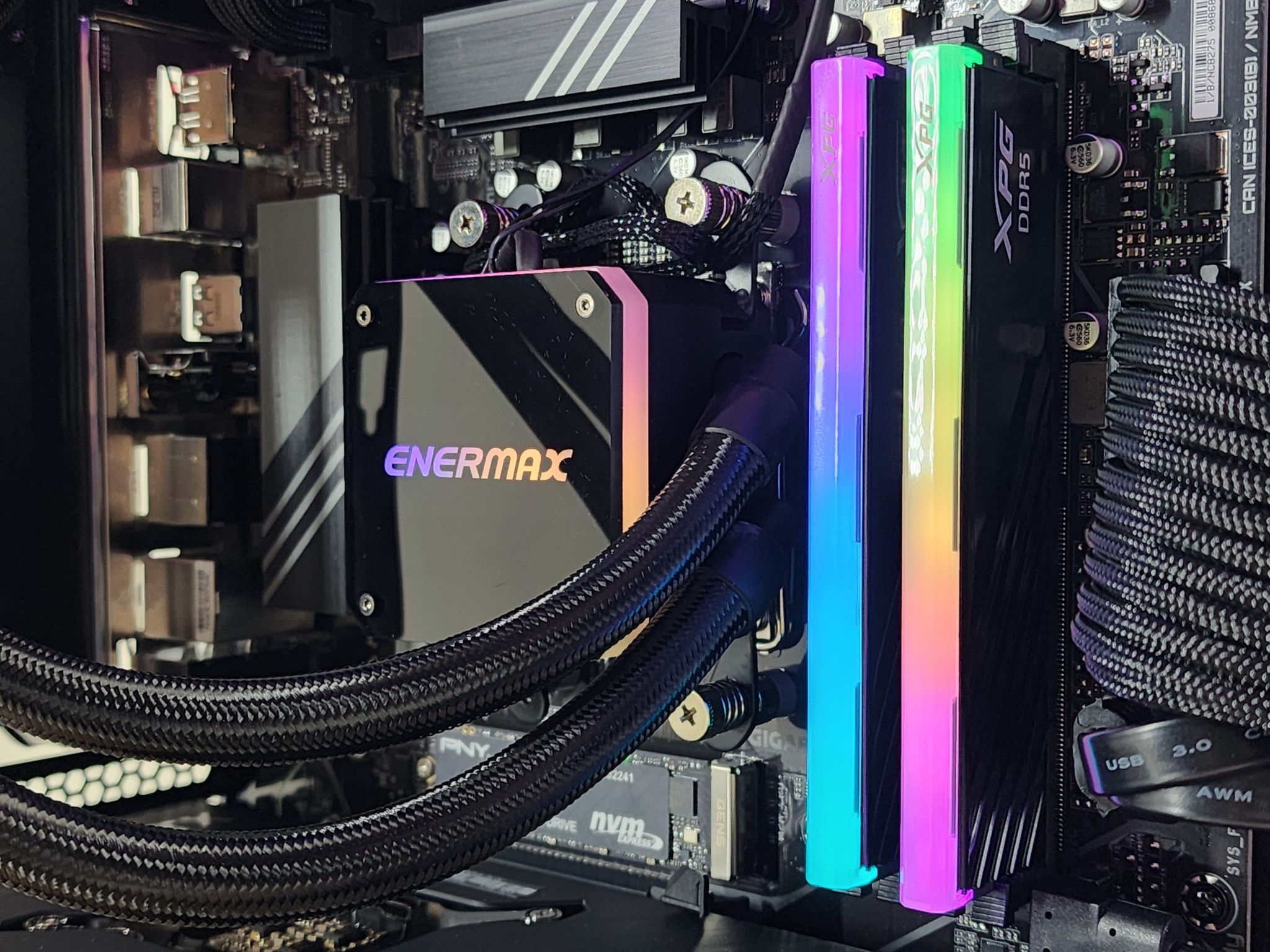 Gaming PC Ryzen 9 9900X 32GB RAM 2TB SSD RTX 4070 SUPER 12GB Windows 11 Computer