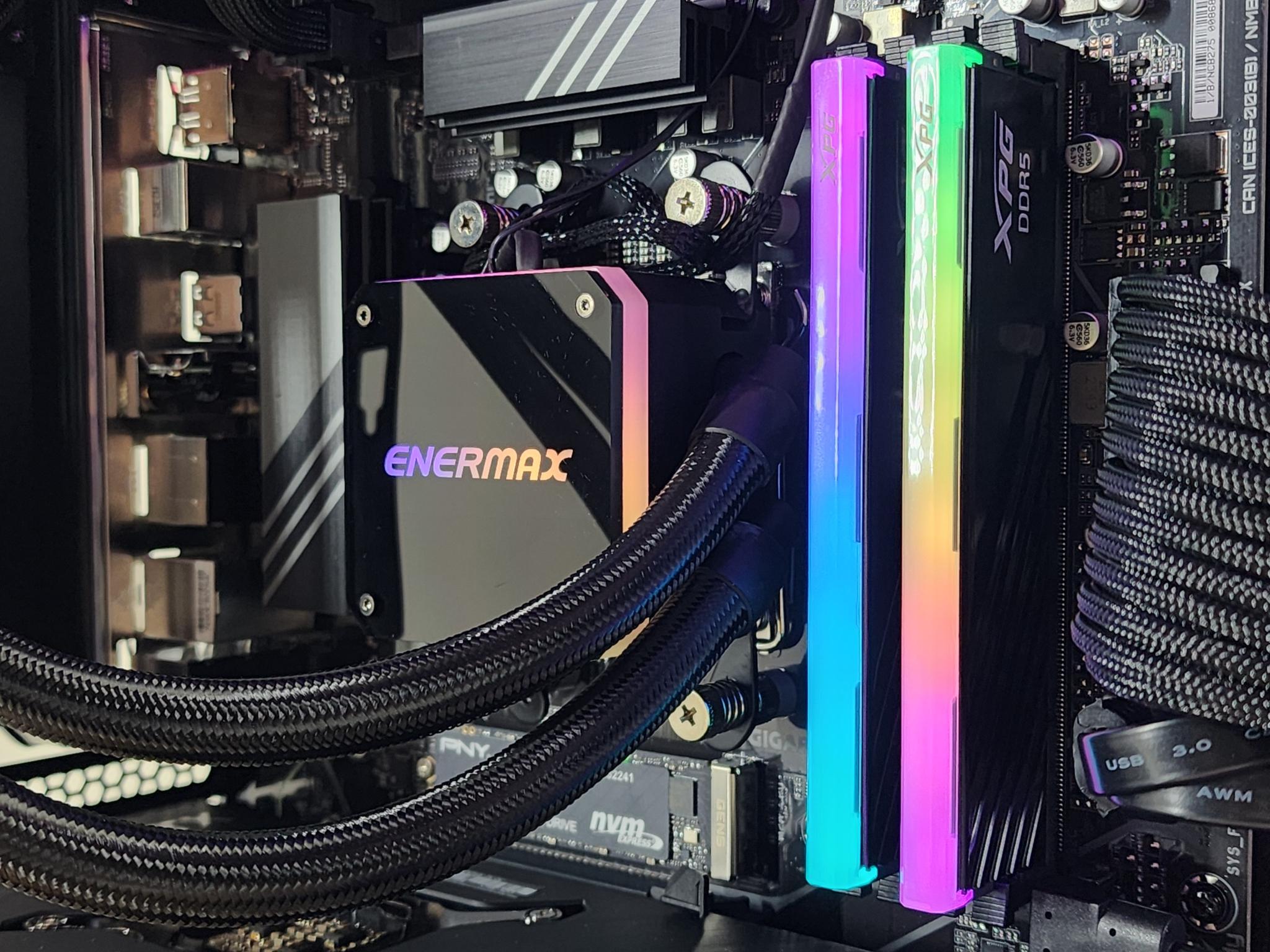 Gaming PC Ryzen 9 9900X 32GB RAM 2TB SSD RTX 4070 SUPER 12GB Windows 11 Computer