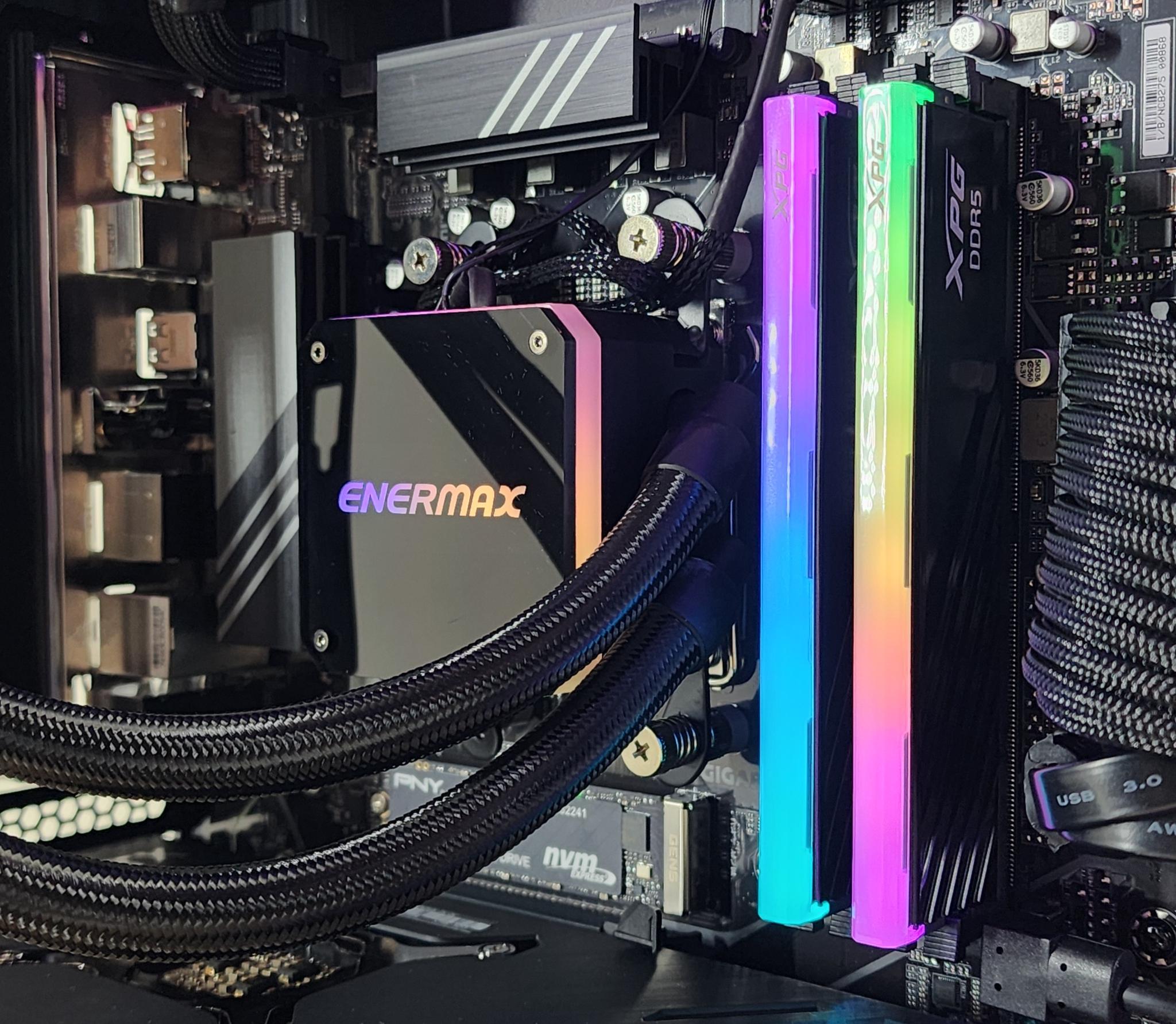 Gaming PC Ryzen 9 9900X 32GB RAM 2TB SSD RTX 4070 SUPER 12GB Windows 11 Computer