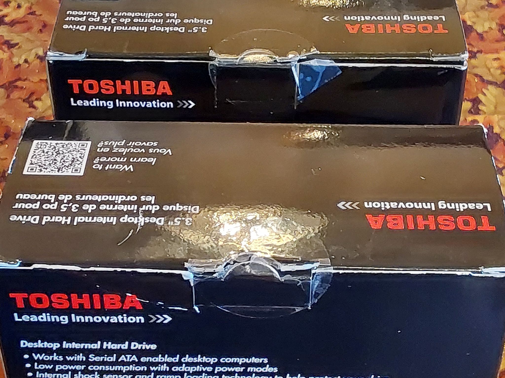 NEW TOSHIBA 3TB 7200 RPM 64MB Cache SATA 6.0Gb/s 3.5" Internal Hard Drive -Retail Kit PH3300U-1I72