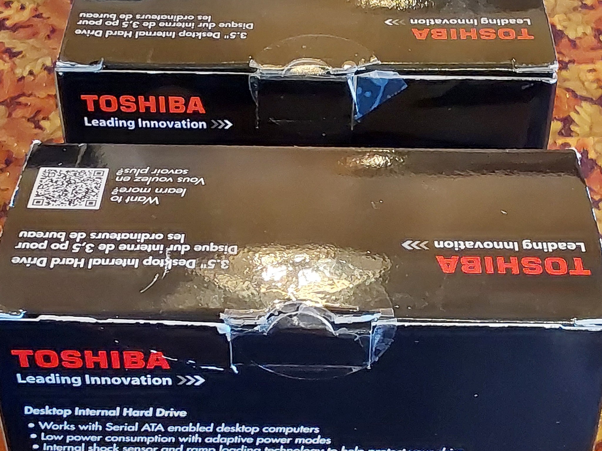 NEW TOSHIBA 3TB 7200 RPM 64MB Cache SATA 6.0Gb/s 3.5" Internal Hard Drive -Retail Kit PH3300U-1I72